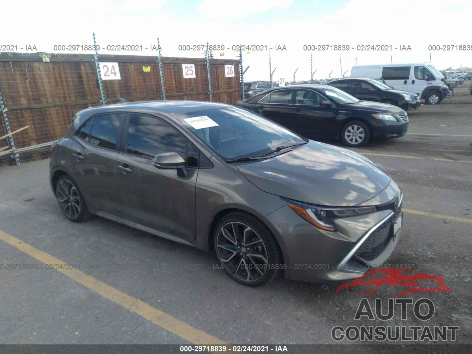 TOYOTA COROLLA HATCHBACK 2019 - JTNK4RBE7K3059053