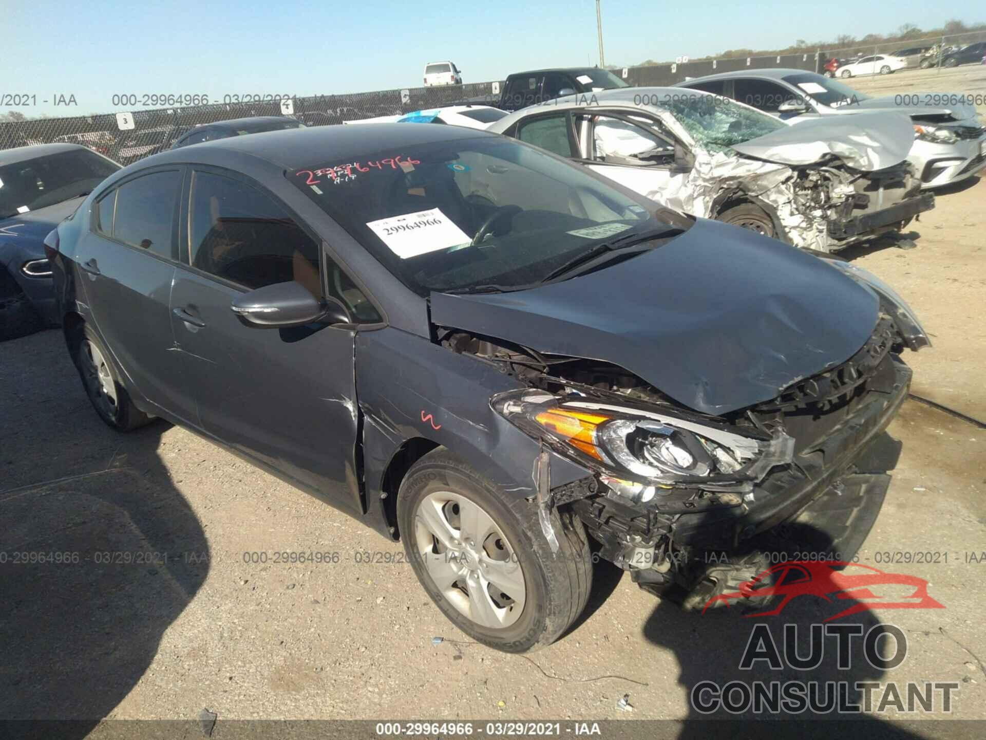 KIA FORTE 2016 - KNAFX4A69G5553918