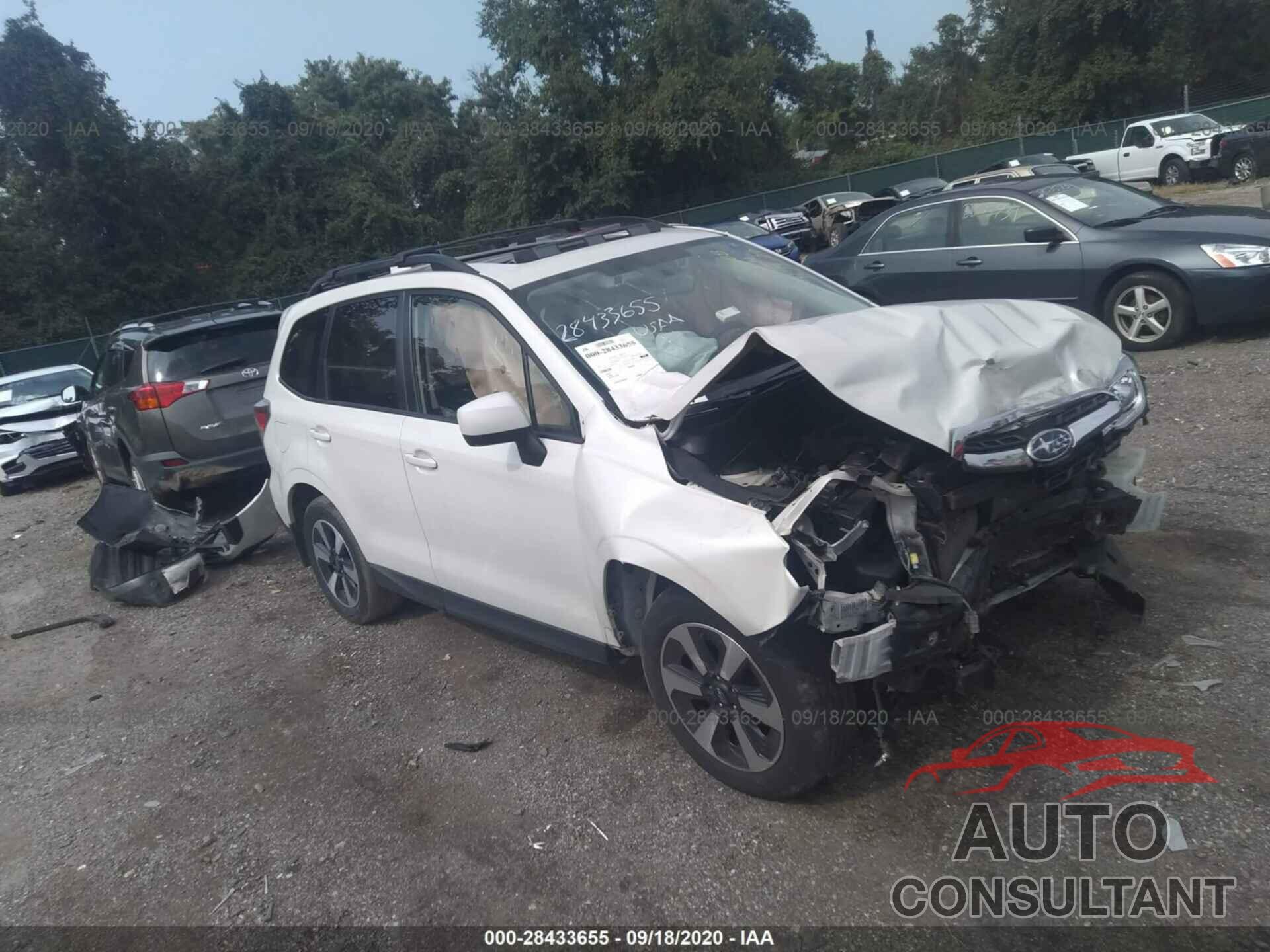 SUBARU FORESTER 2017 - JF2SJAGC5HH560459
