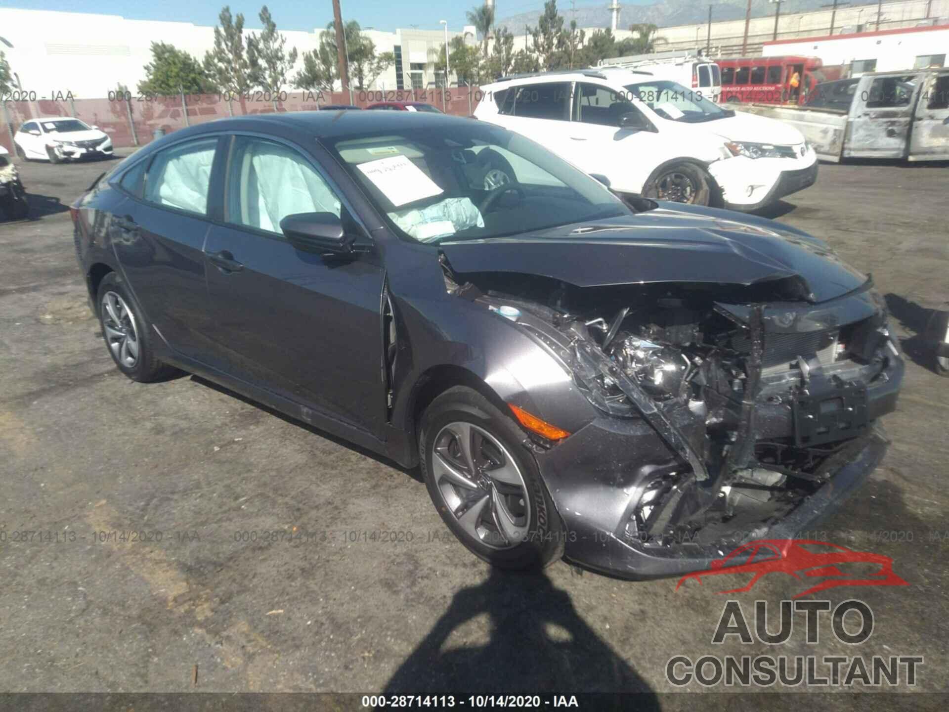 HONDA CIVIC SEDAN 2020 - 19XFC2F67LE213936