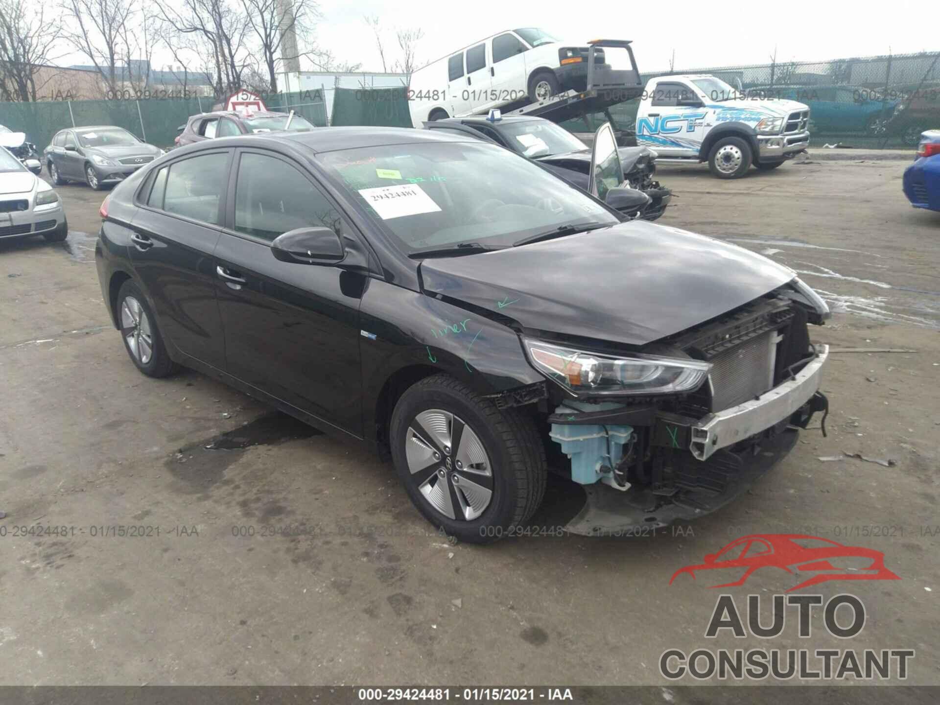 HYUNDAI IONIQ HYBRID 2019 - KMHC65LC9KU167365