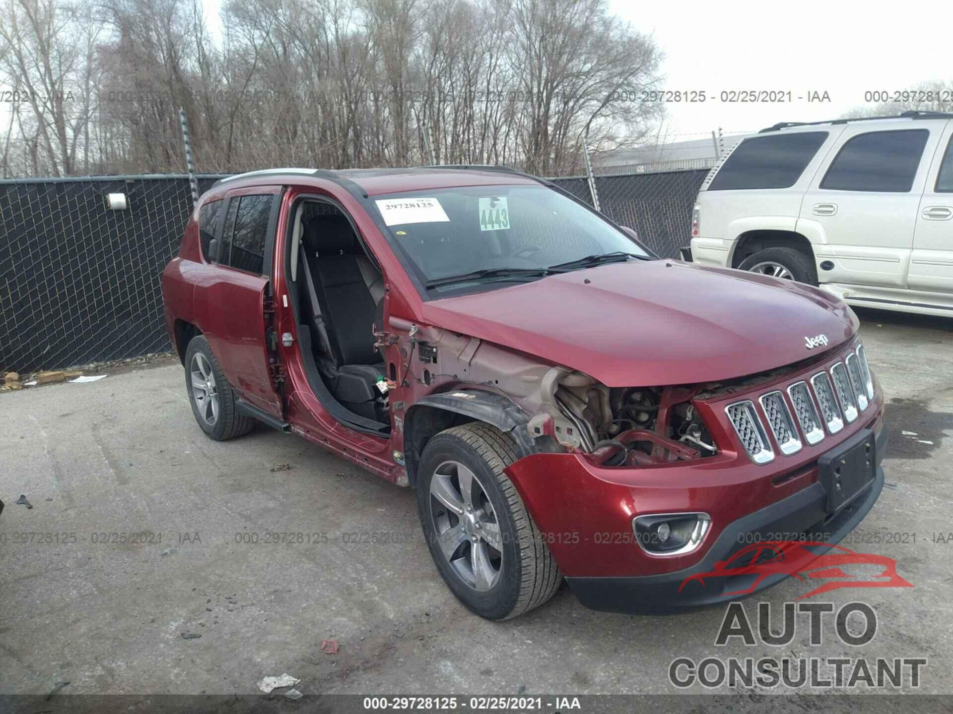 JEEP COMPASS 2017 - 1C4NJDEB3HD139970