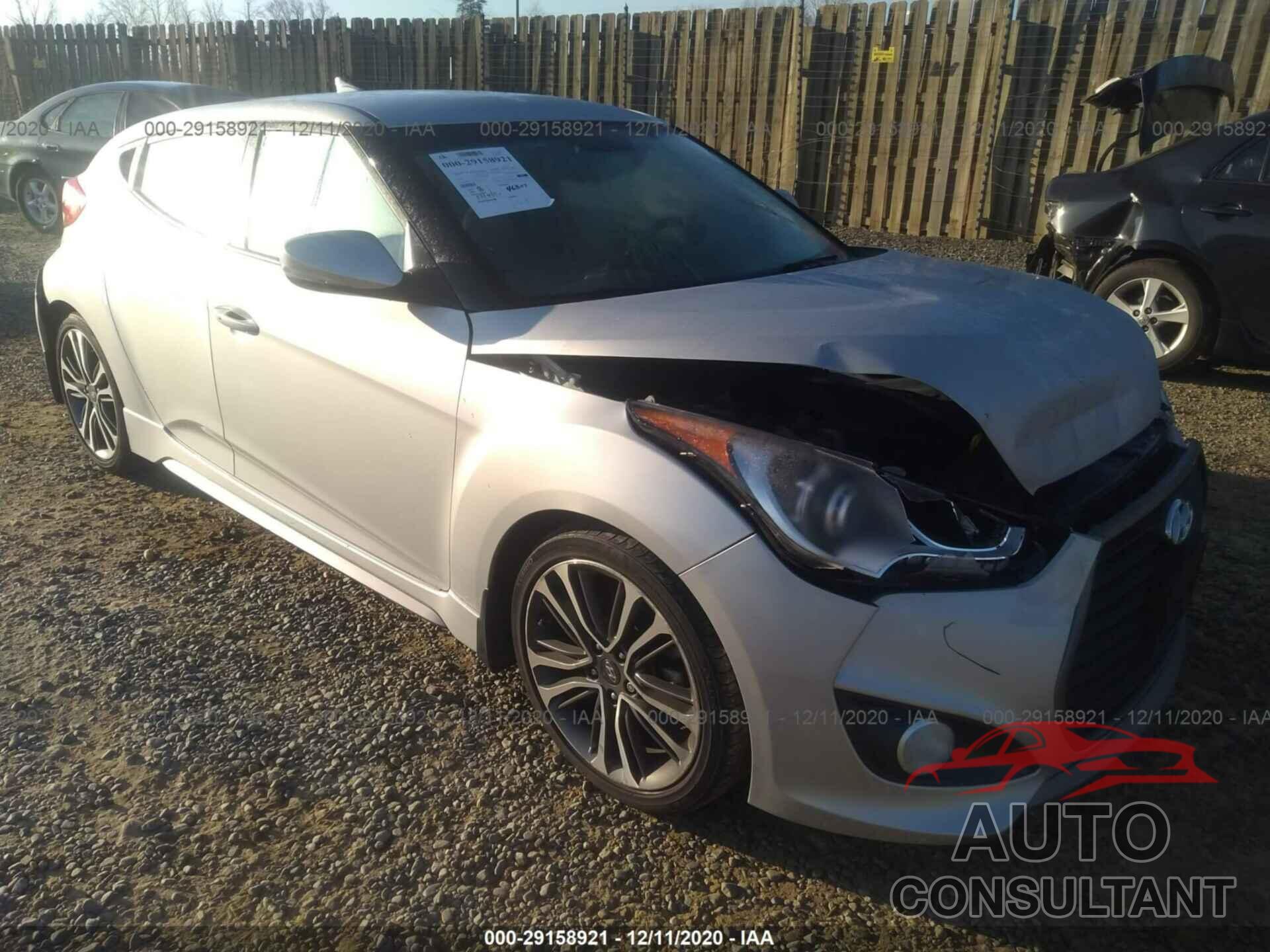 HYUNDAI VELOSTER 2016 - KMHTC6AE5GU273063