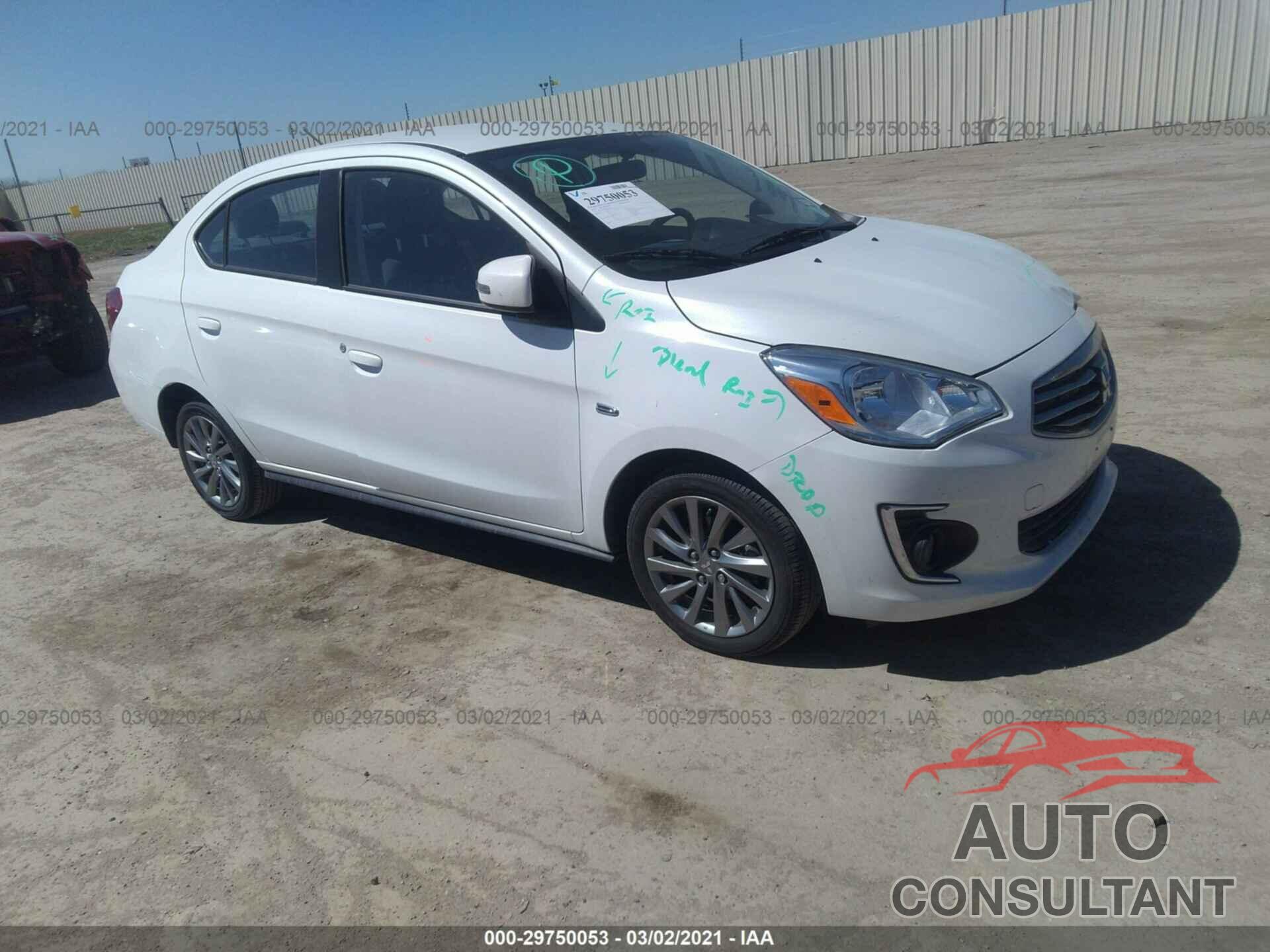 MITSUBISHI MIRAGE G4 2019 - ML32F4FJ7KHF17658