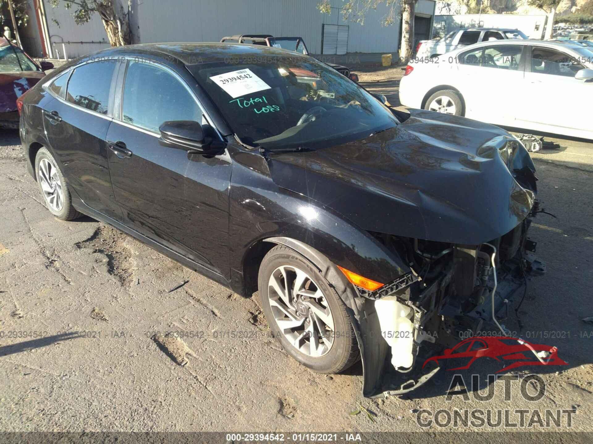 HONDA CIVIC SEDAN 2016 - 2HGFC2F73GH540709