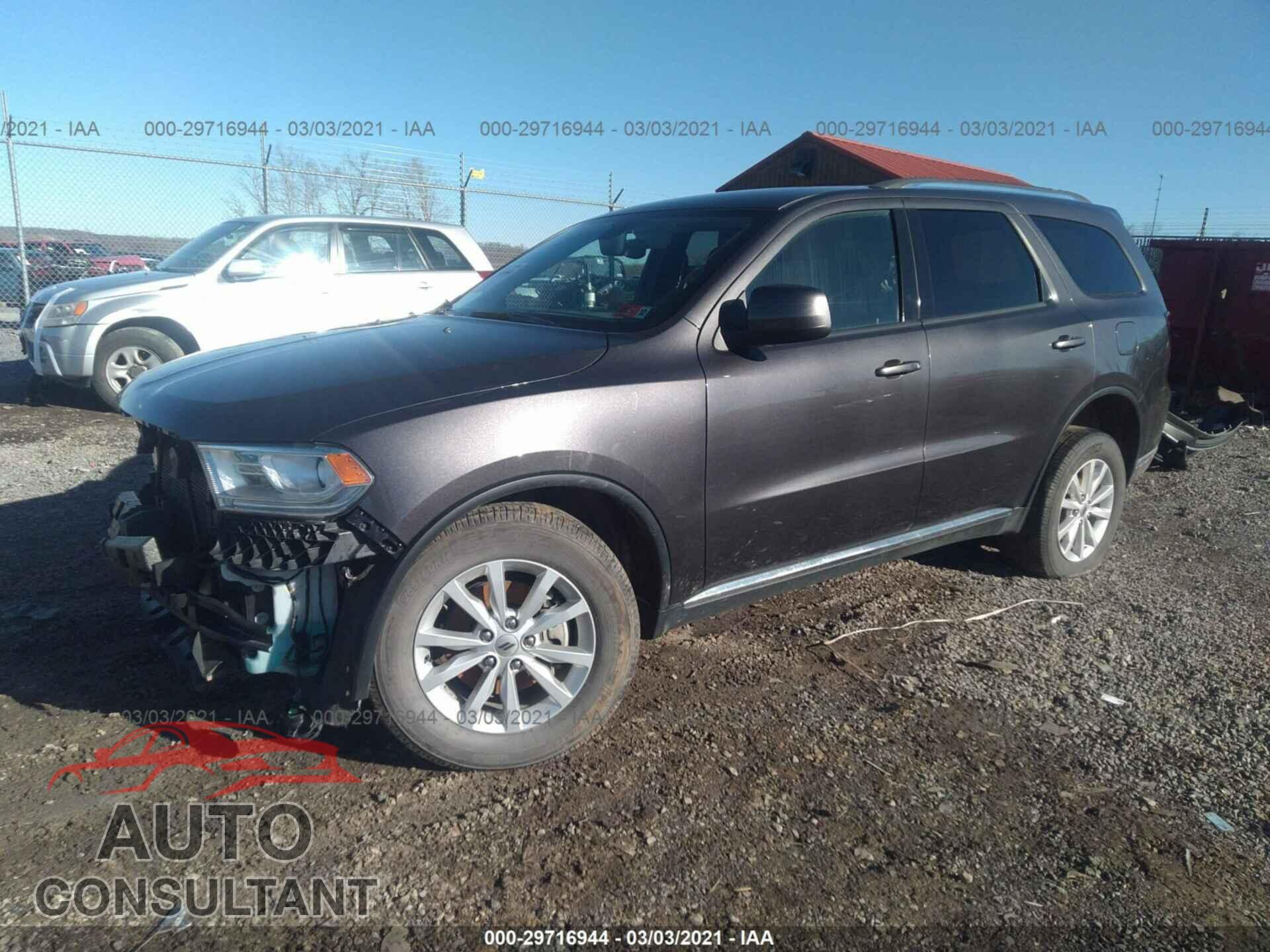DODGE DURANGO 2019 - 1C4RDJAG8KC754083