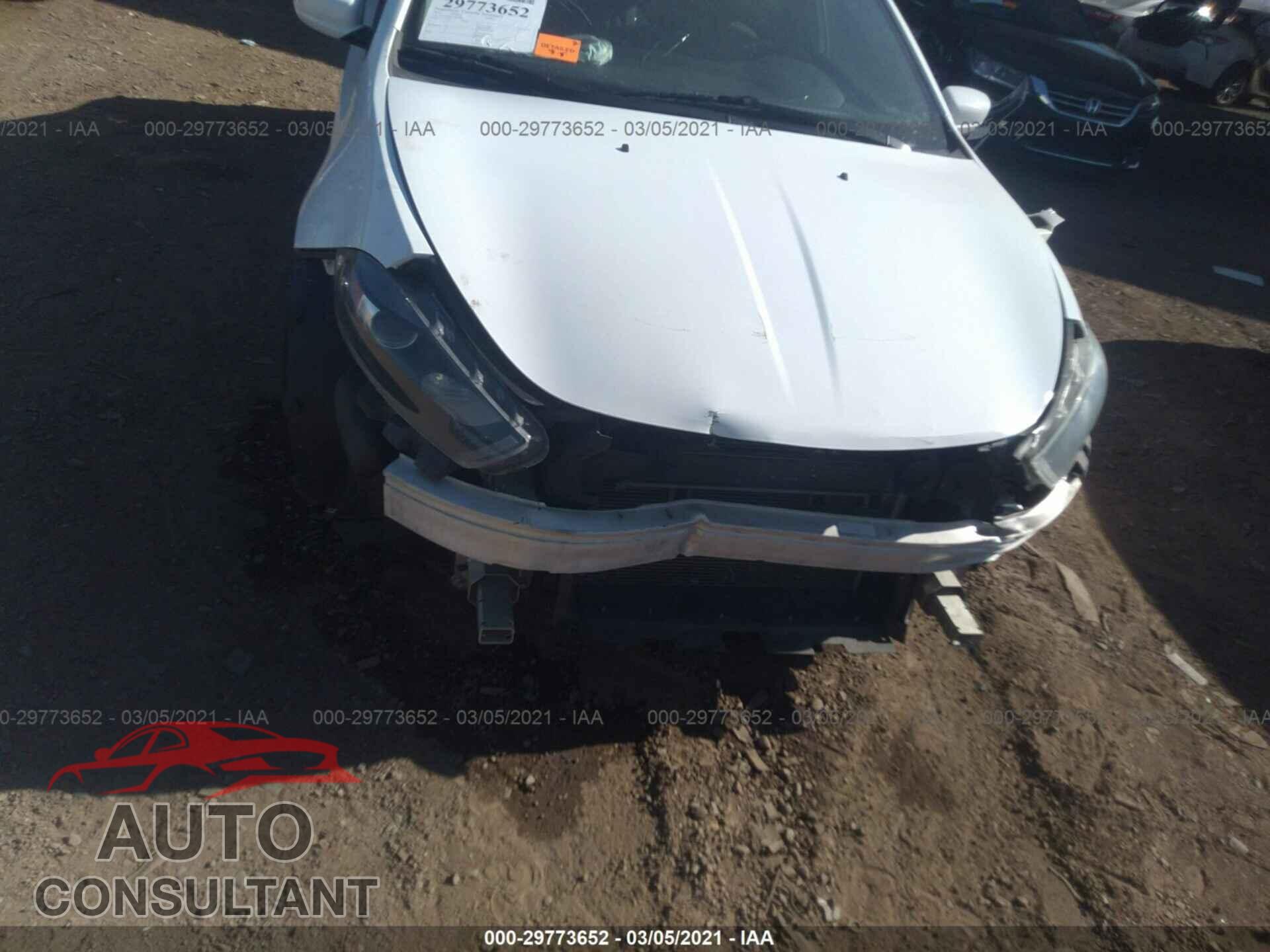 DODGE DART 2016 - 1C3CDFBB7GD506001