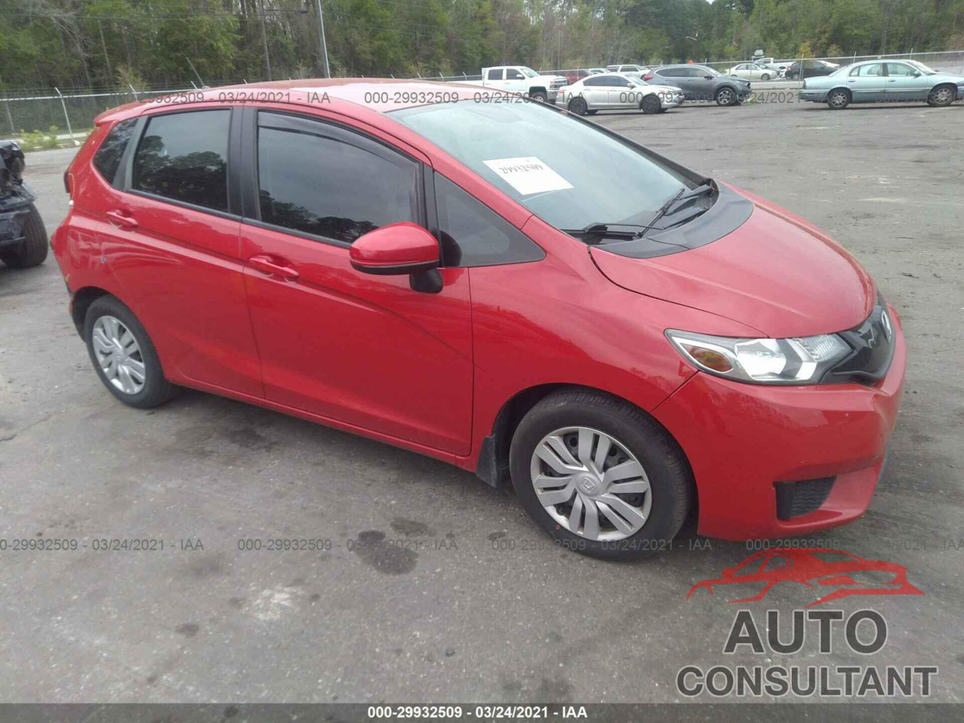 HONDA FIT 2016 - JHMGK5H57GS003013