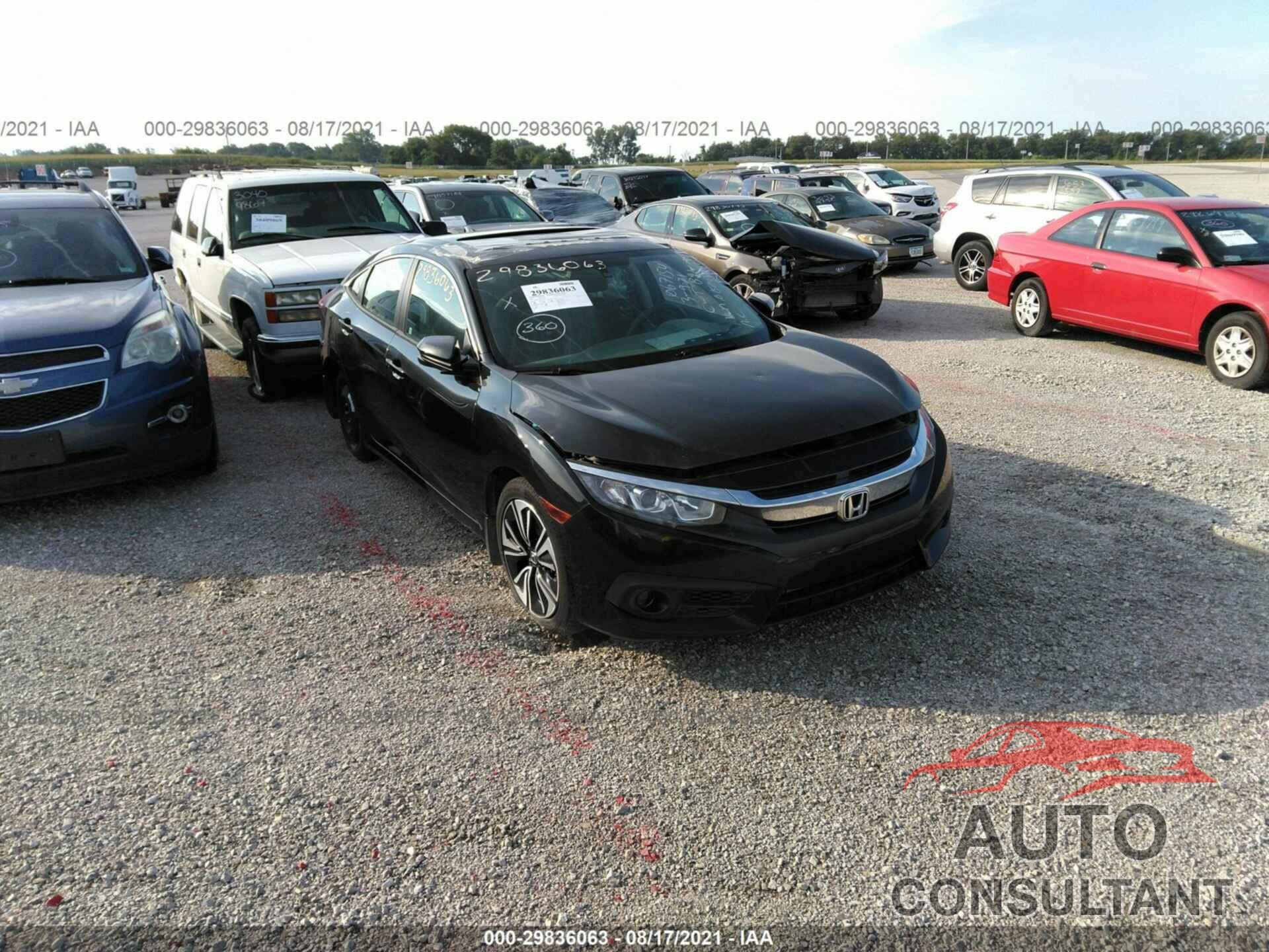 HONDA CIVIC SEDAN 2016 - 19XFC1F31GE015004