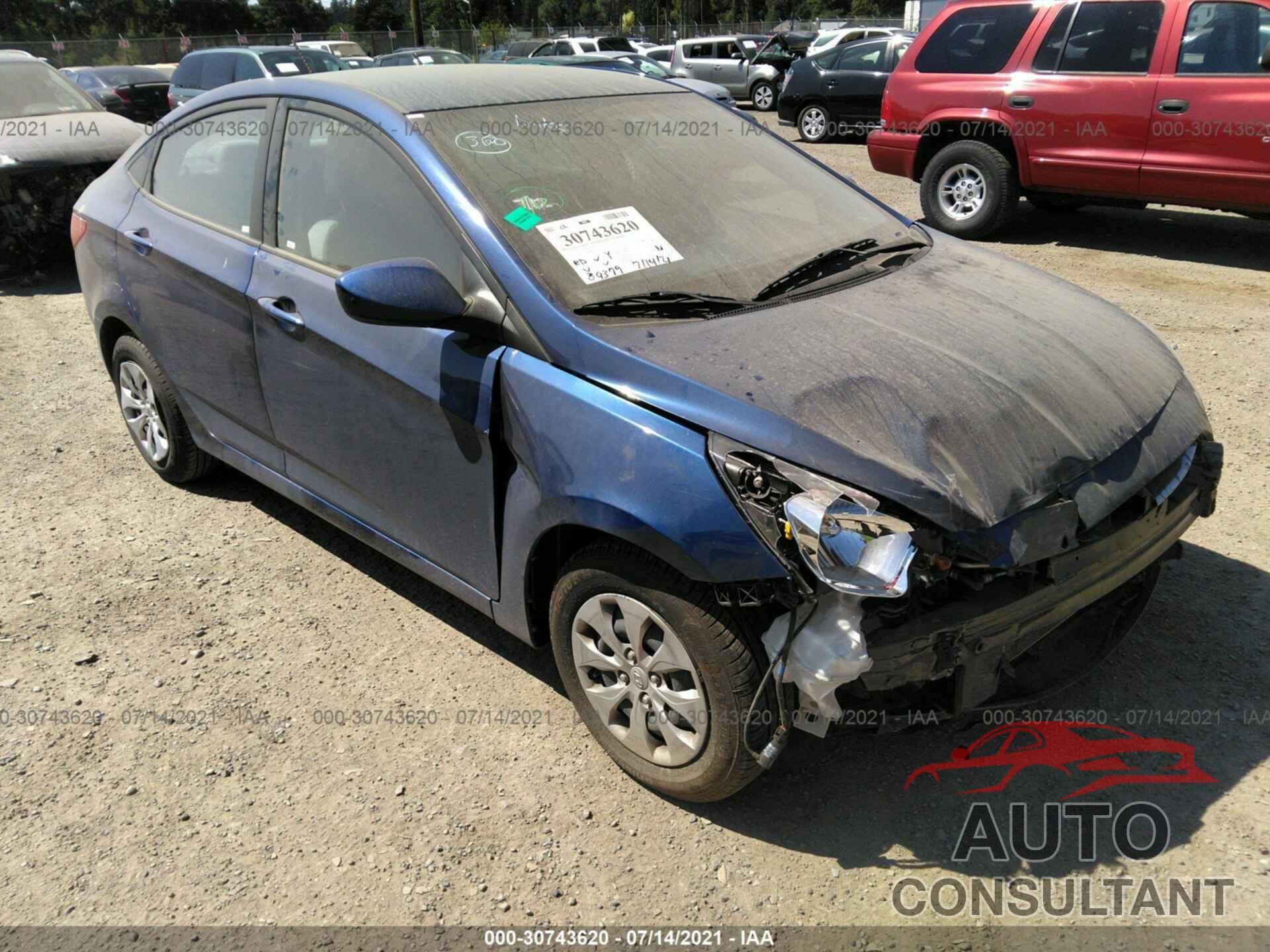 HYUNDAI ACCENT 2016 - KMHCT4AE8GU064520