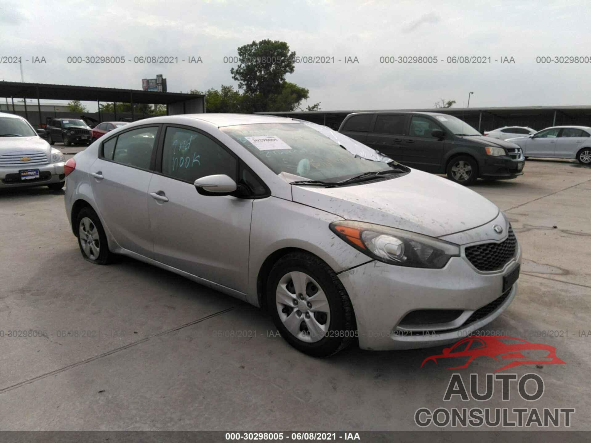 KIA FORTE 2016 - KNAFX4A63G5522695