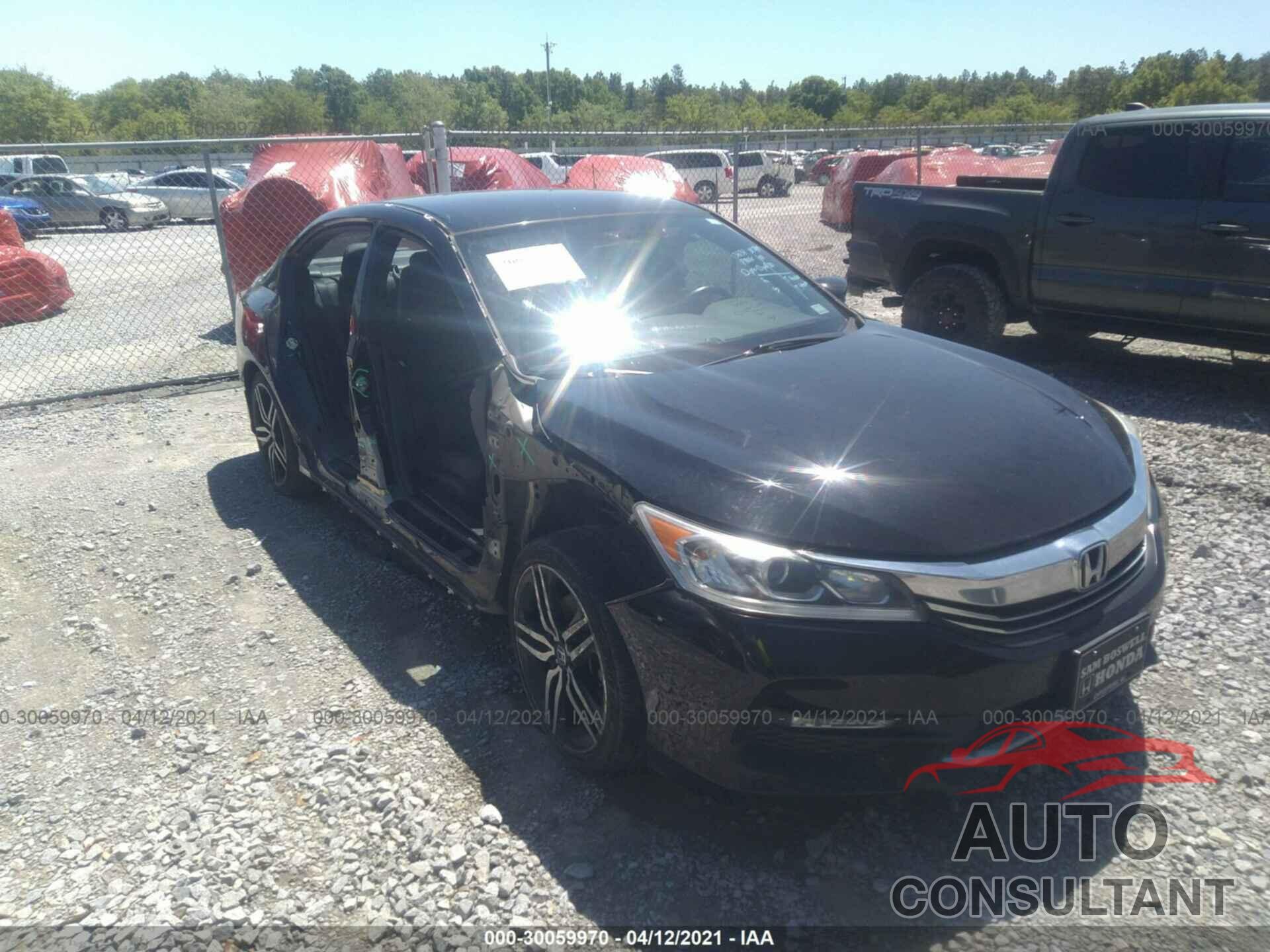 HONDA ACCORD SEDAN 2017 - 1HGCR2F1XHA078565