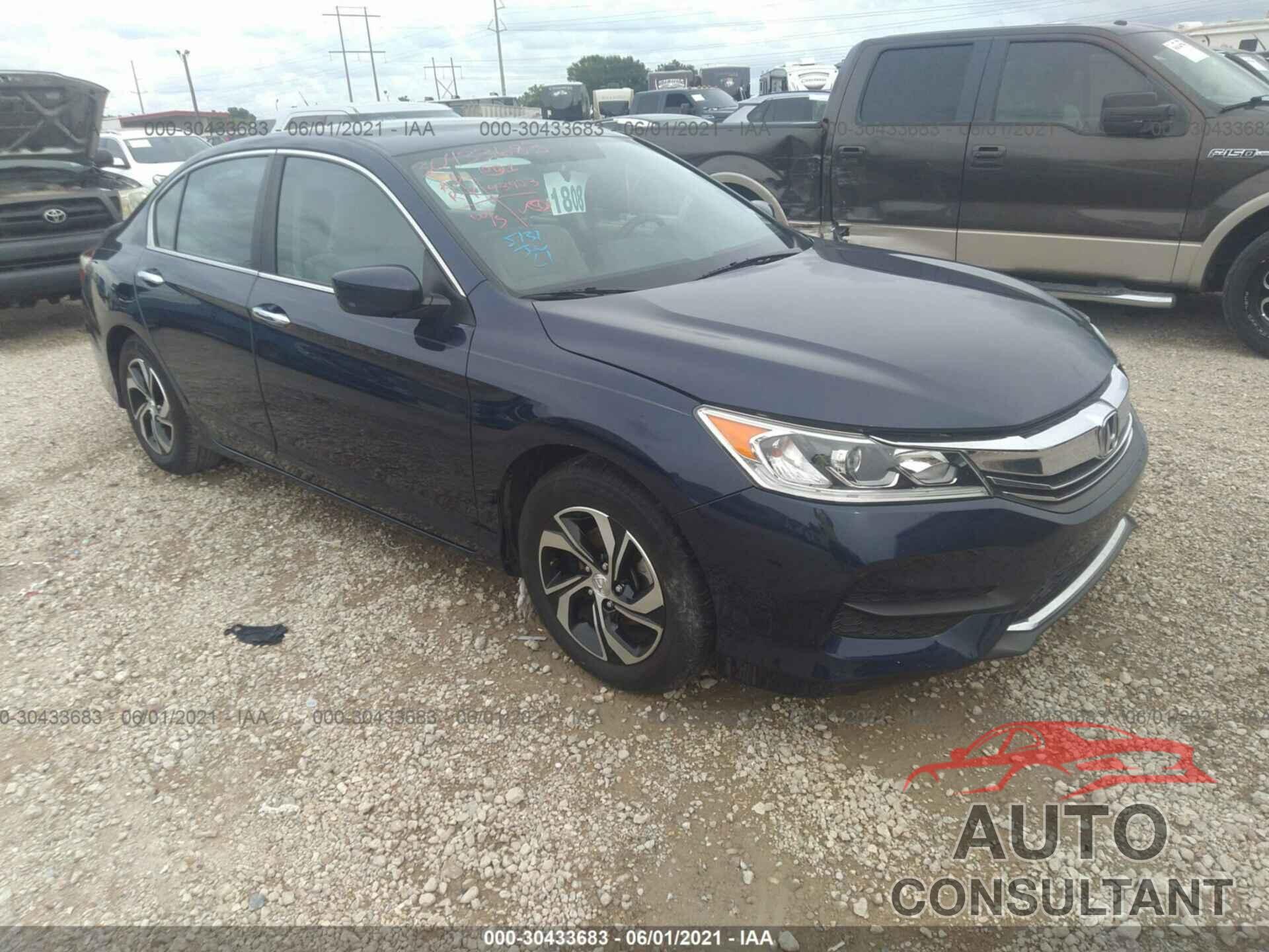 HONDA ACCORD SEDAN 2016 - 1HGCR2F30GA124081