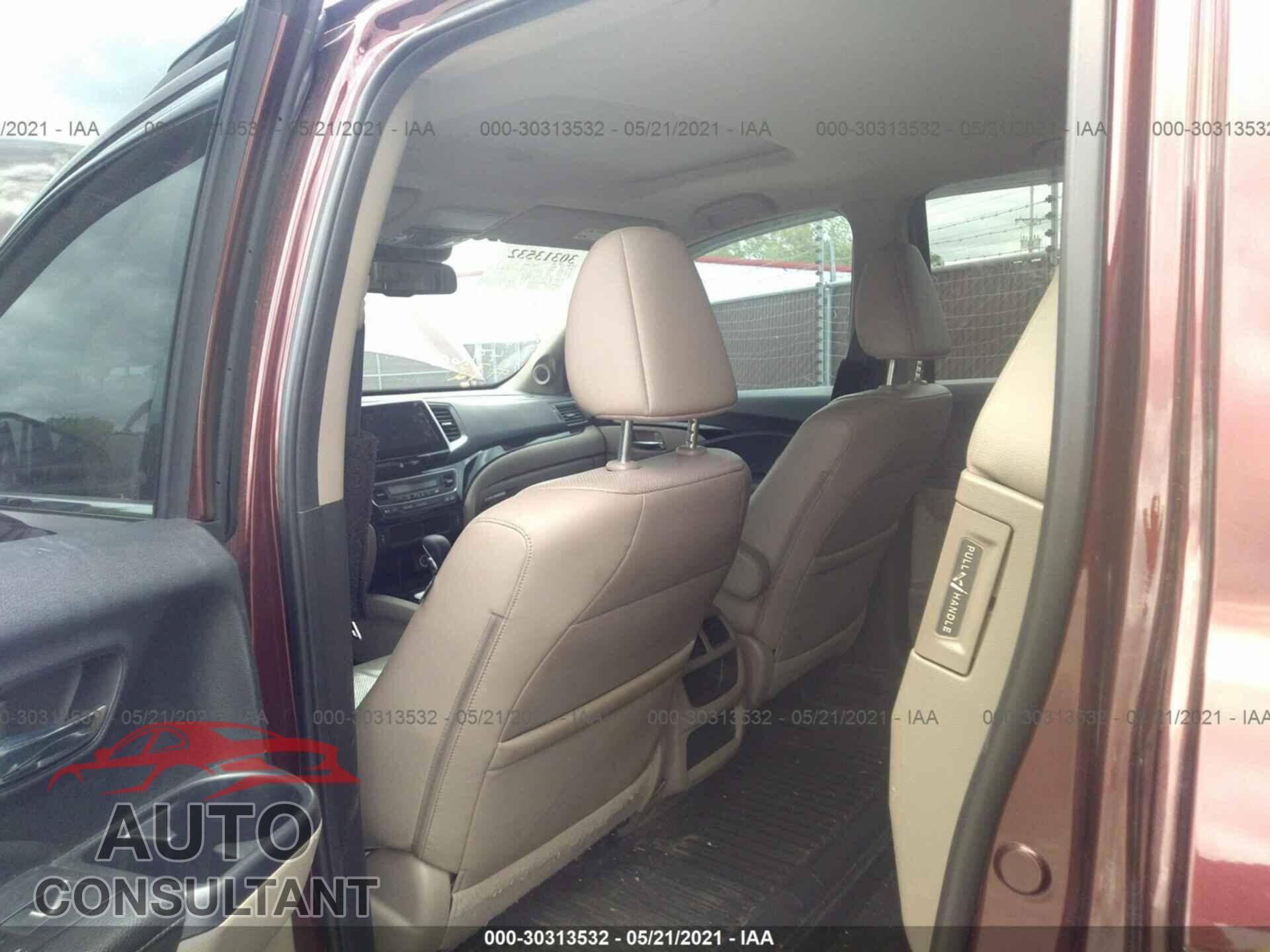 HONDA RIDGELINE 2017 - 5FPYK3F78HB024960