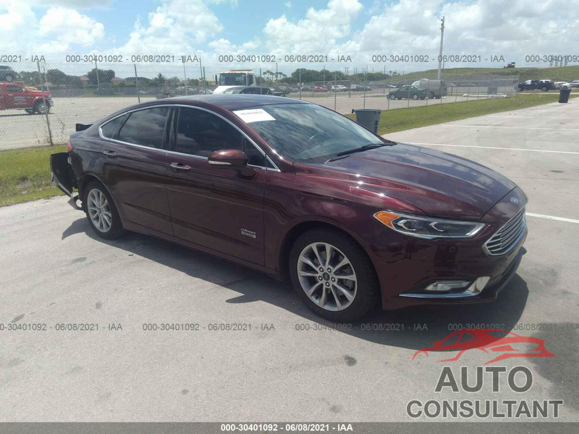 FORD FUSION ENERGI 2017 - 3FA6P0PUXHR137950