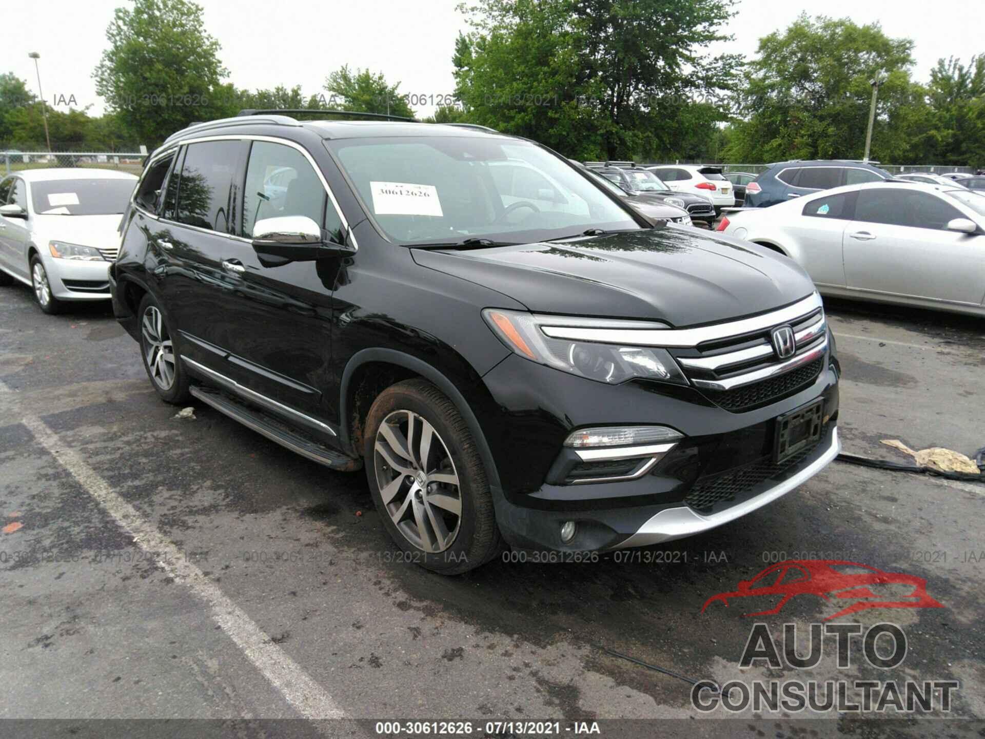 HONDA PILOT 2016 - 5FNYF6H9XGB060967