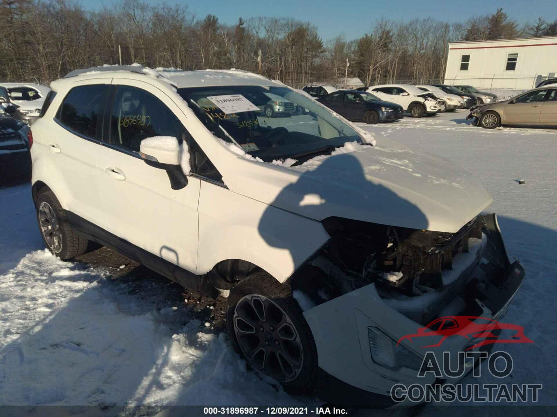 FORD ECOSPORT 2019 - MAJ6S3KLXKC291482