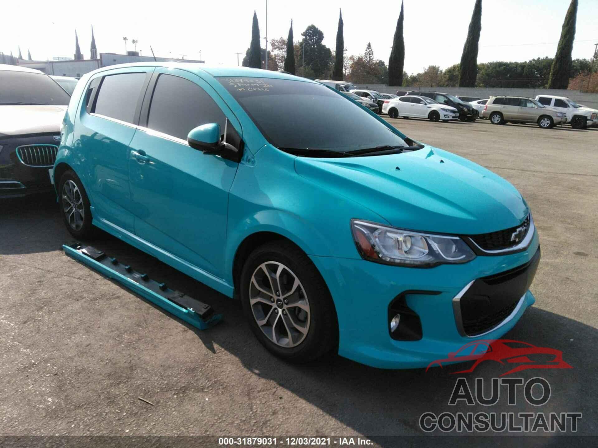 CHEVROLET SONIC 2020 - 1G1JD6SB9L4101926
