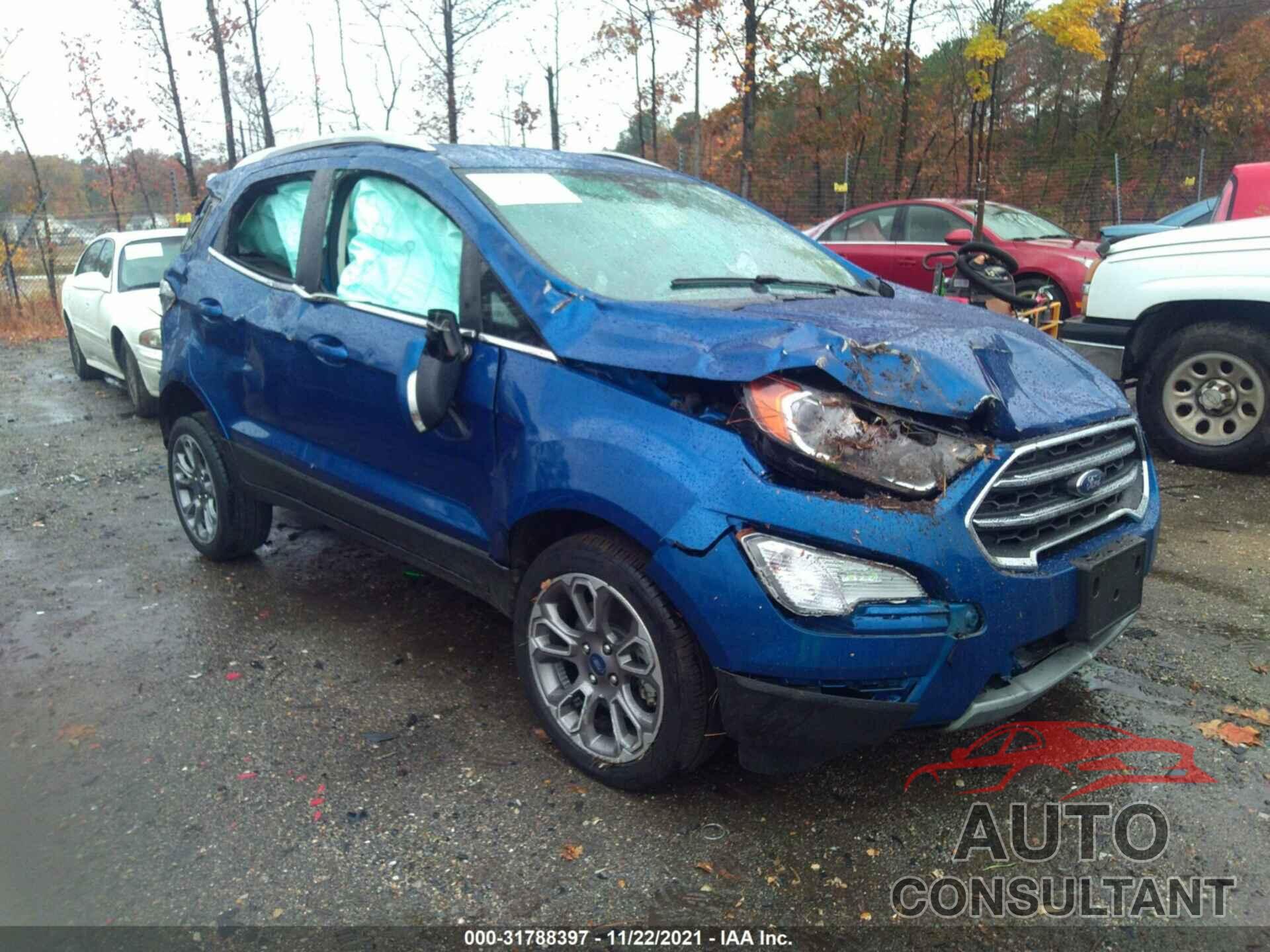 FORD ECOSPORT 2019 - MAJ6S3KL6KC284819