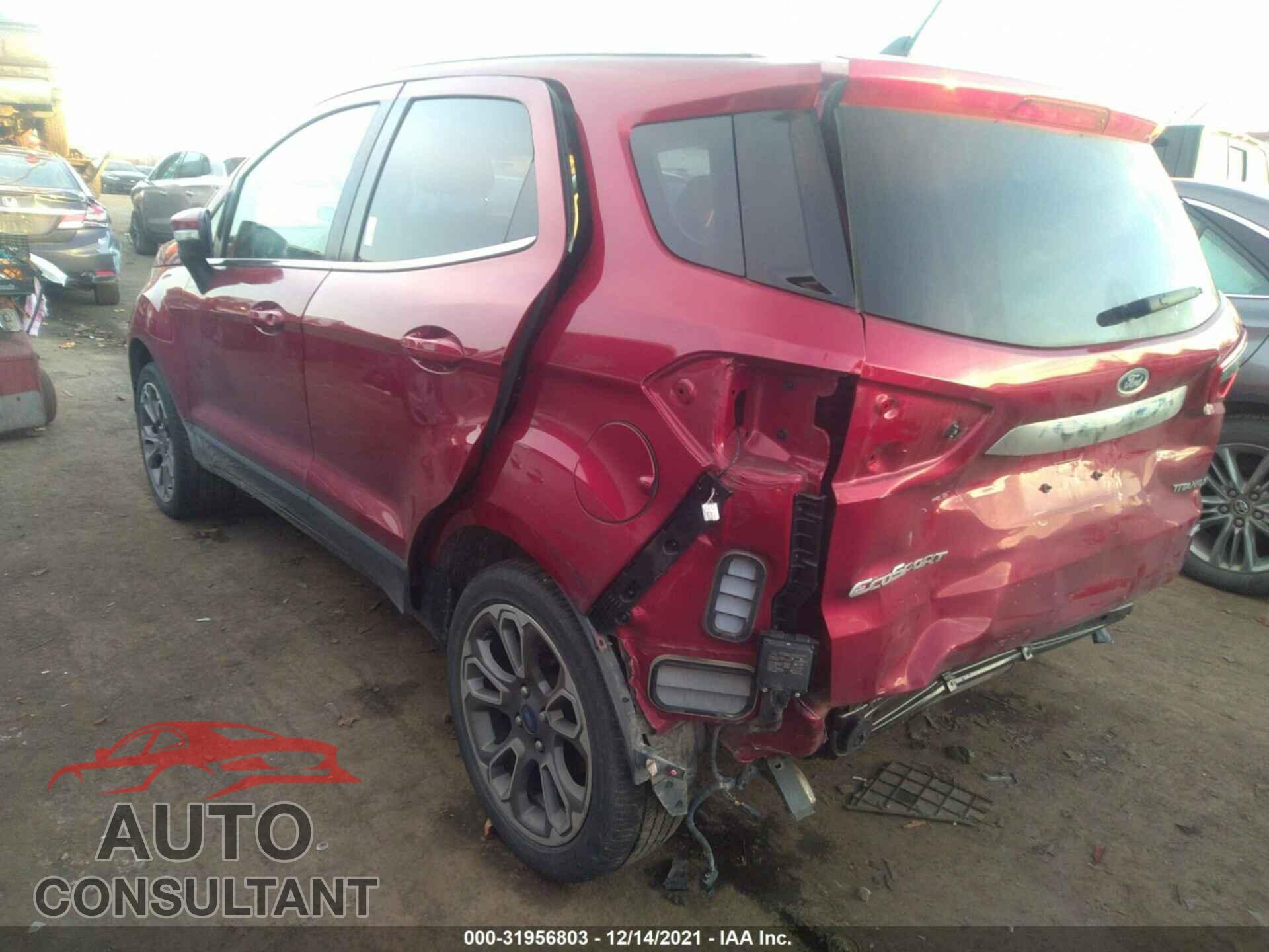 FORD ECOSPORT 2020 - MAJ6S3KL9LC313182