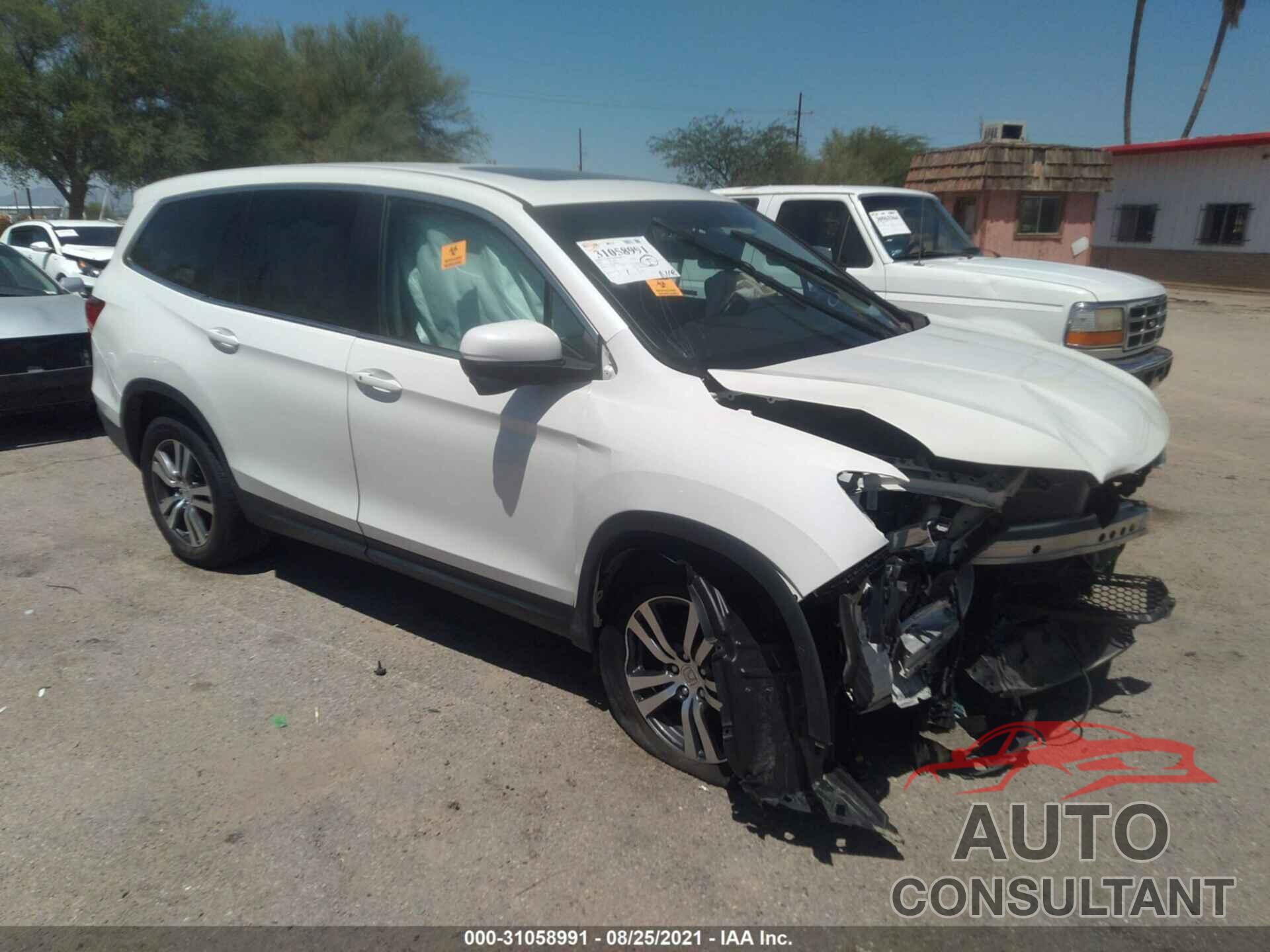 HONDA PILOT 2017 - 5FNYF6H58HB090306