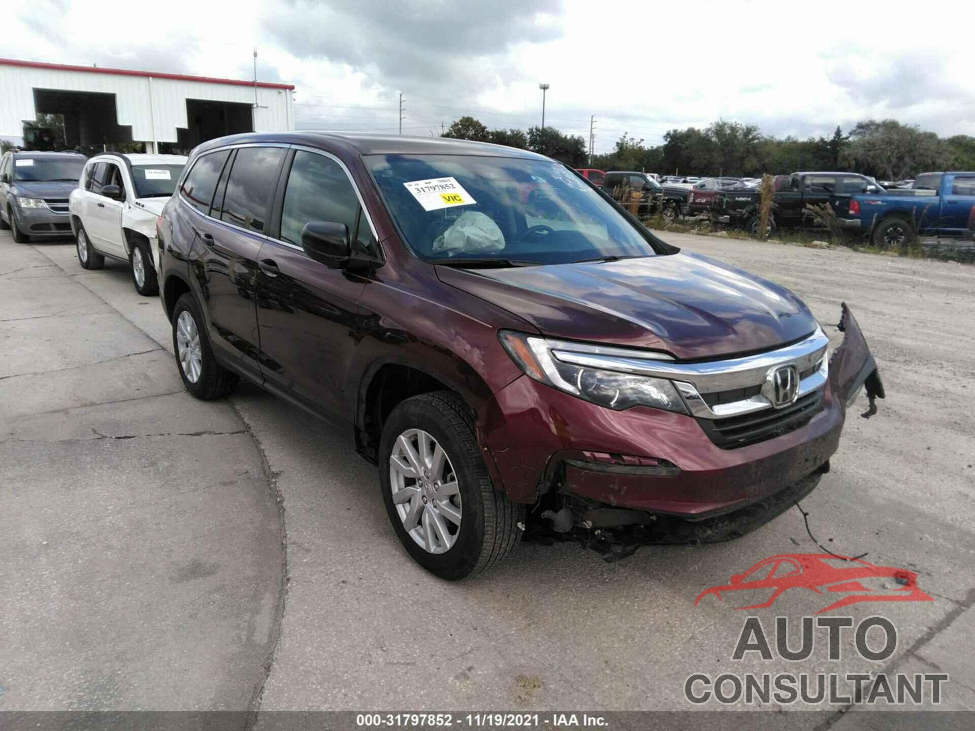 HONDA PILOT 2019 - 5FNYF5H19KB013216