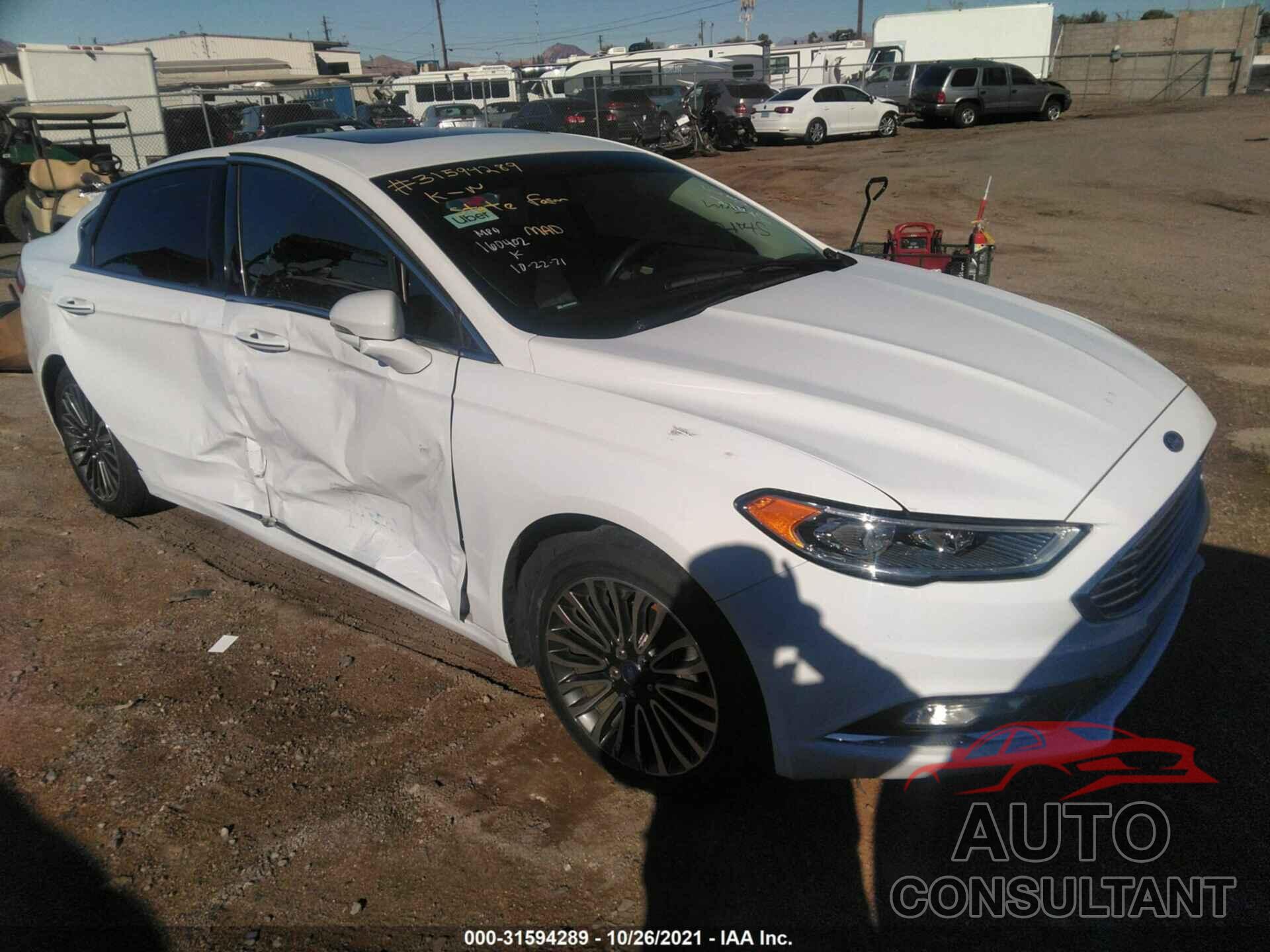 FORD FUSION 2017 - 3FA6P0H97HR167711