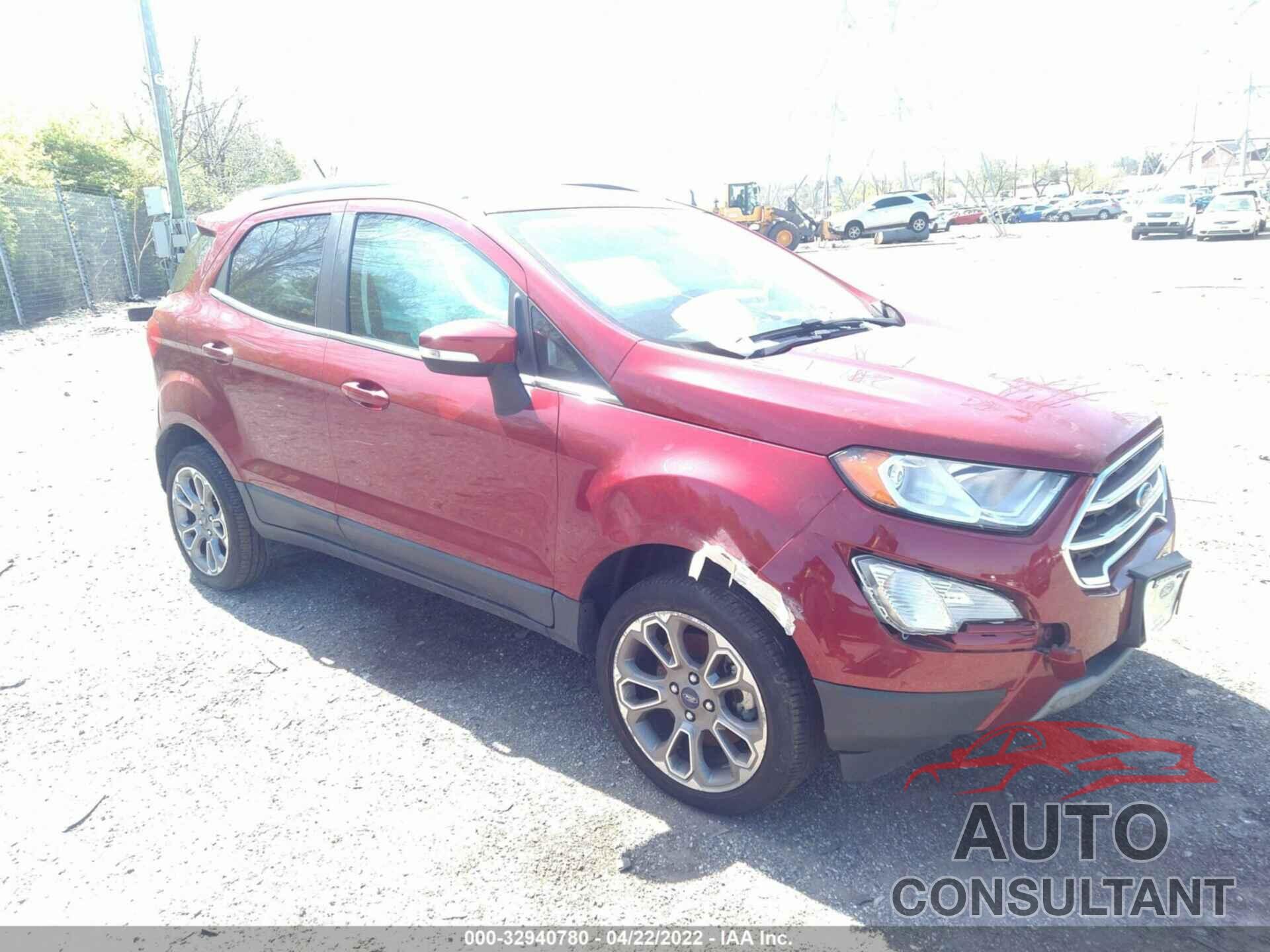 FORD ECOSPORT 2018 - MAJ6P1WL1JC210724