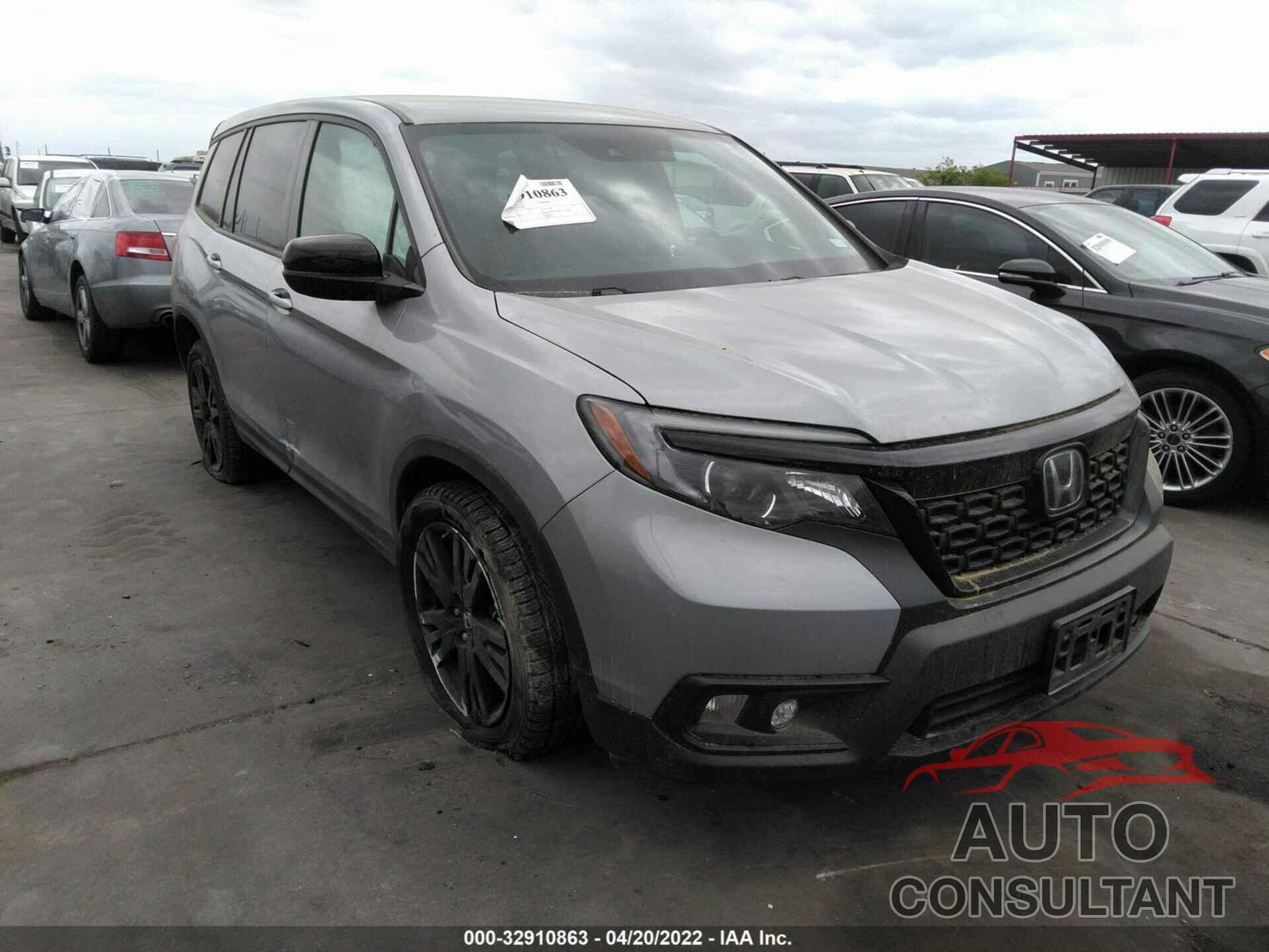 HONDA PASSPORT 2019 - 5FNYF7H24KB009207