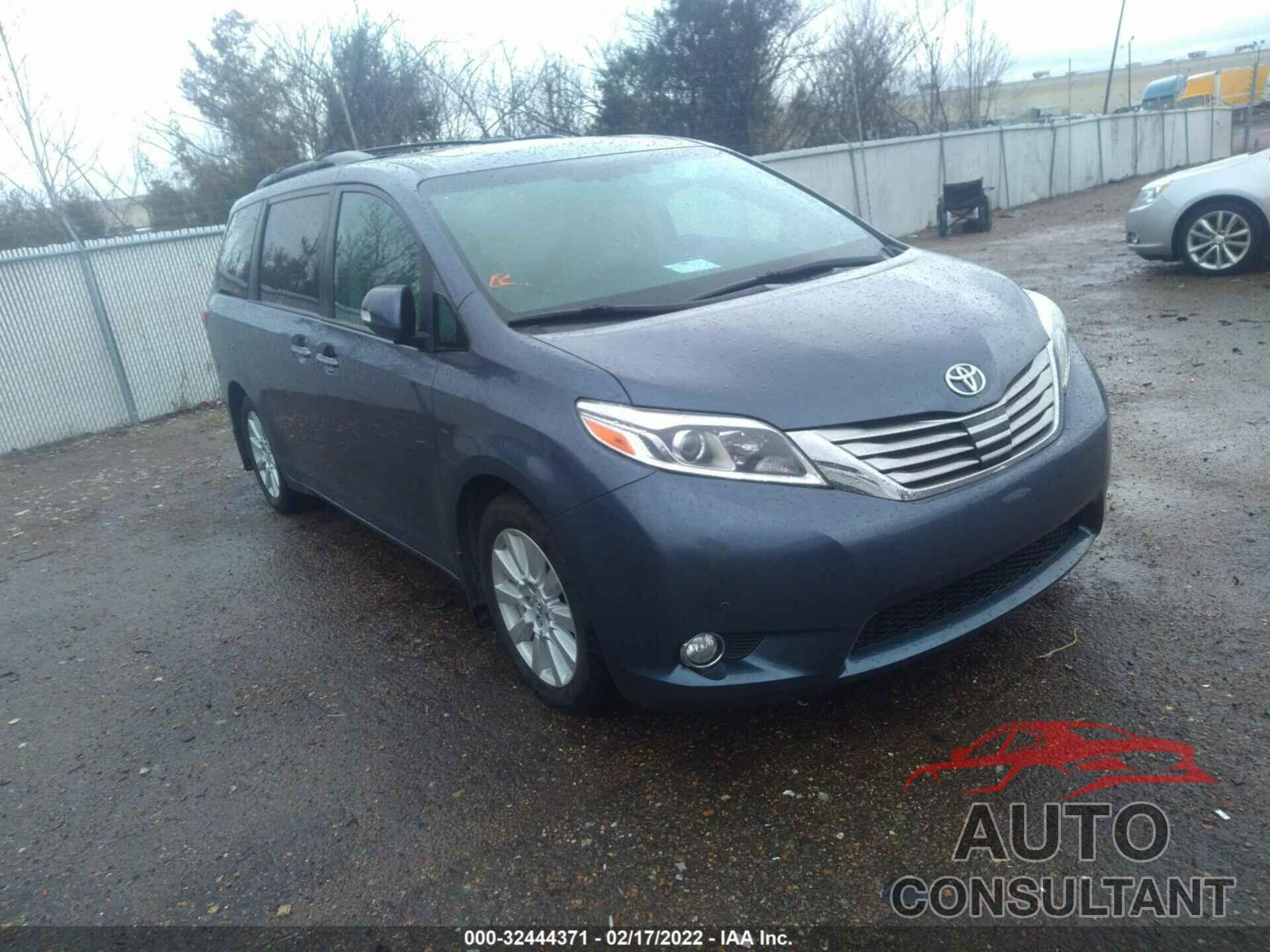 TOYOTA SIENNA 2017 - 5TDYZ3DCXHS768575