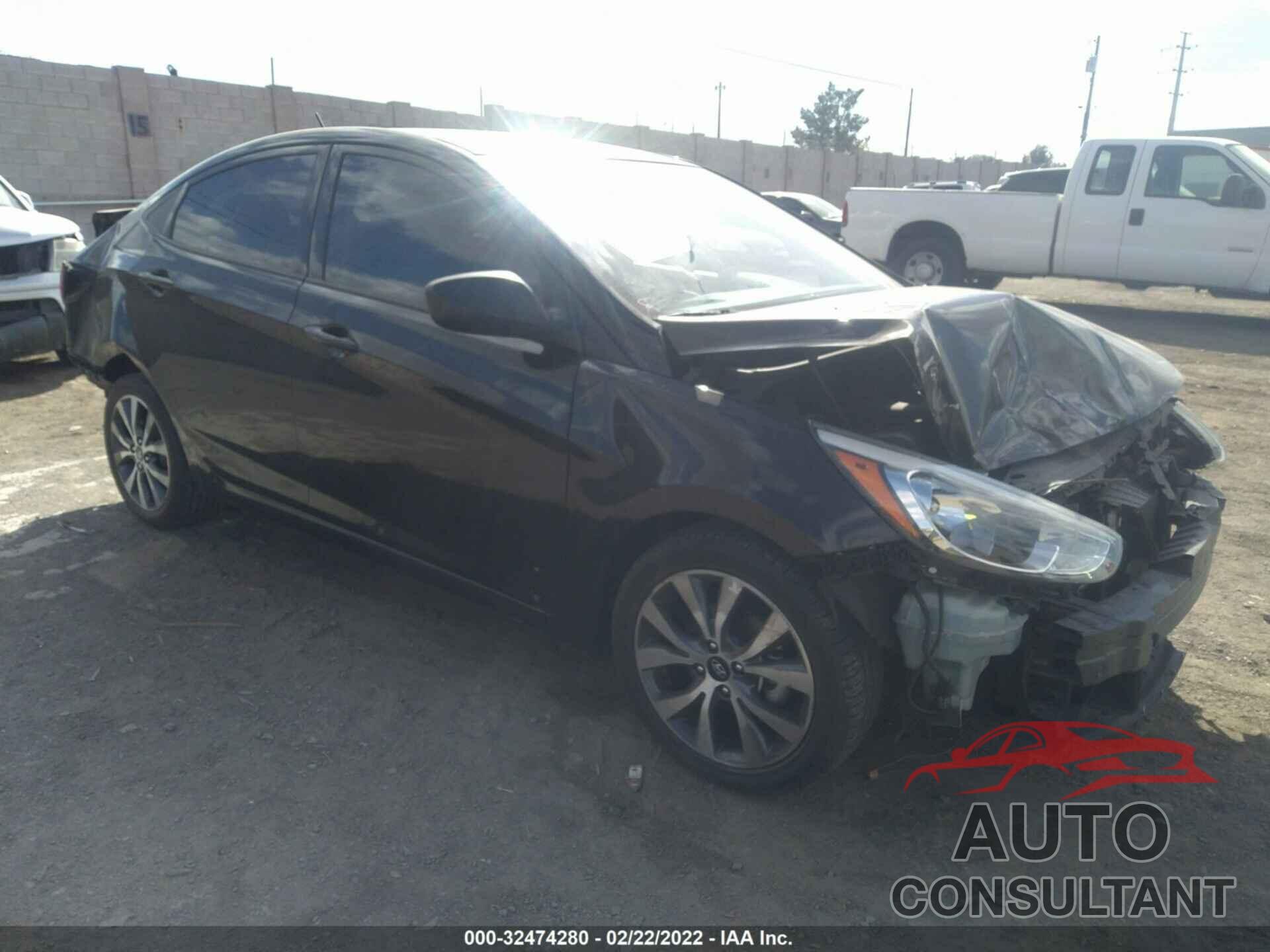 HYUNDAI ACCENT 2017 - KMHCT4AE2HU354544