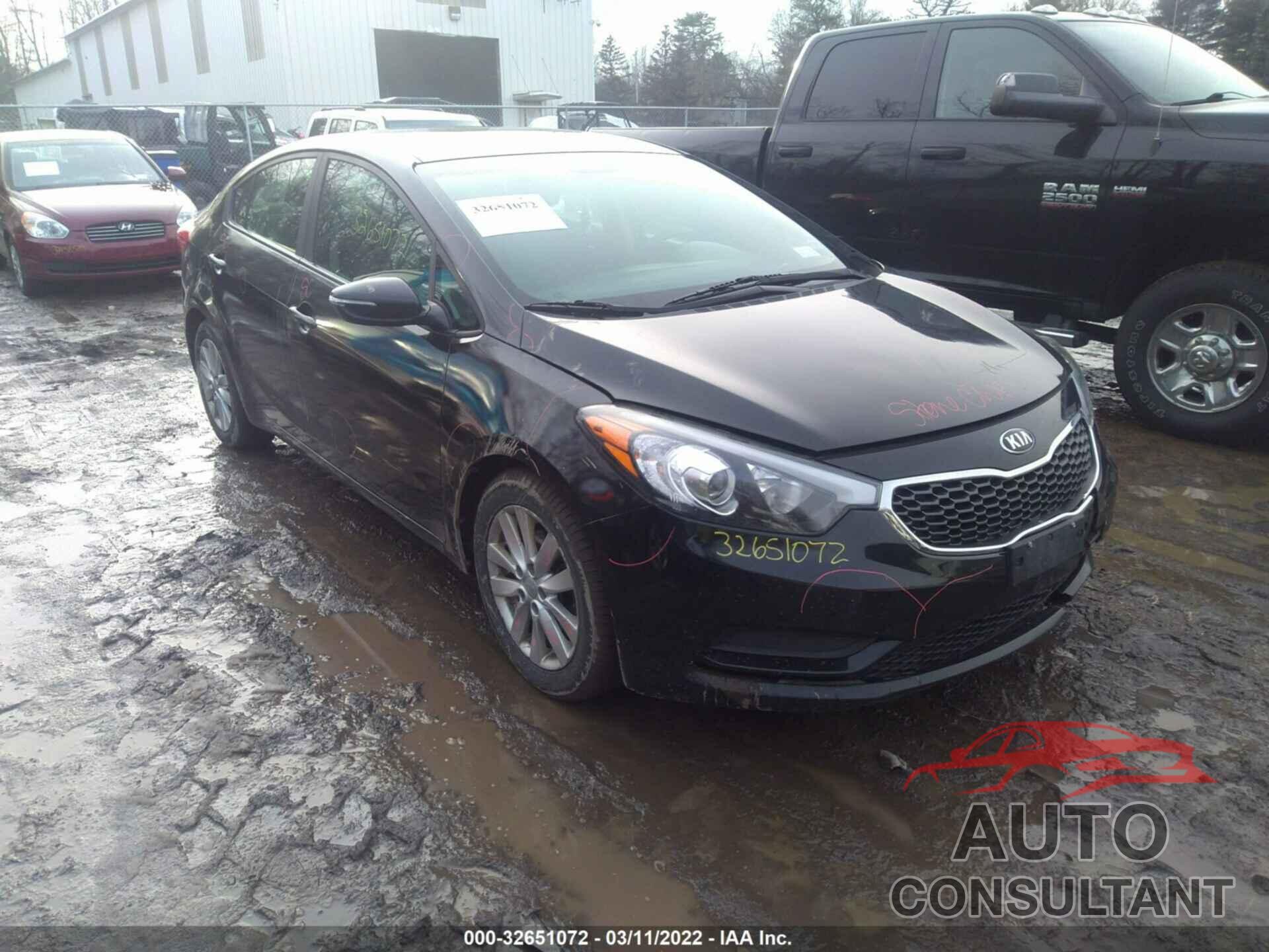 KIA FORTE 2016 - KNAFX4A65G5598080