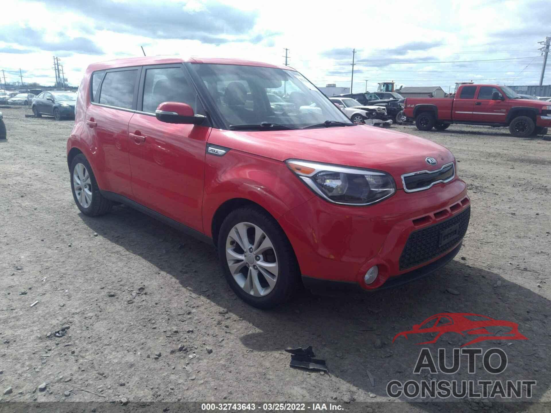 KIA SOUL 2016 - KNDJX3A56G7825926