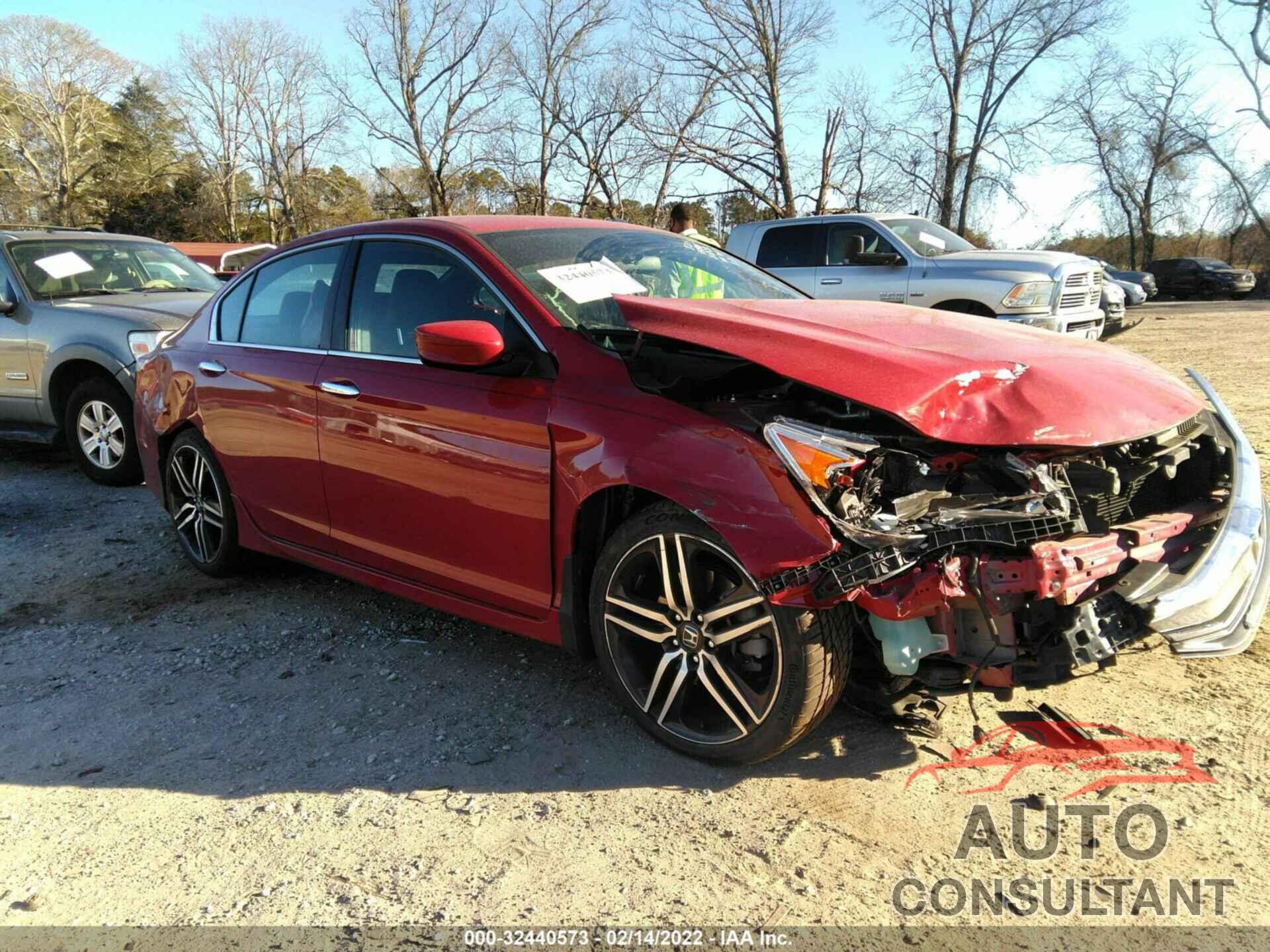 HONDA ACCORD SEDAN 2016 - 1HGCR2F55GA048309