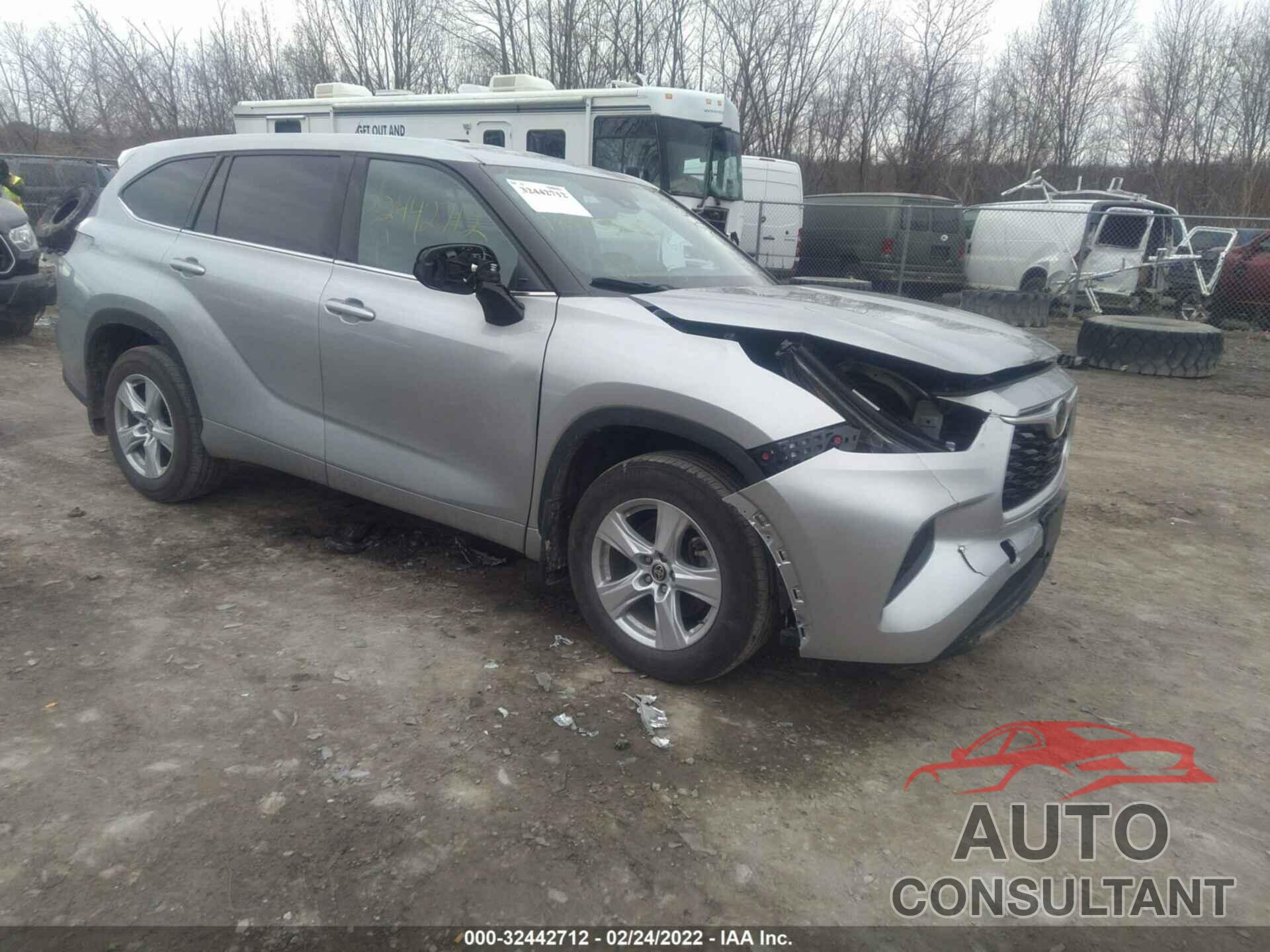TOYOTA HIGHLANDER 2020 - 5TDCZRBH7LS505898