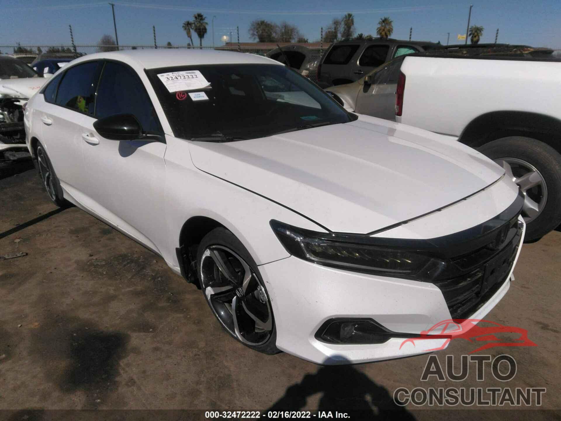 HONDA ACCORD SEDAN 2021 - 1HGCV1F4XMA069519