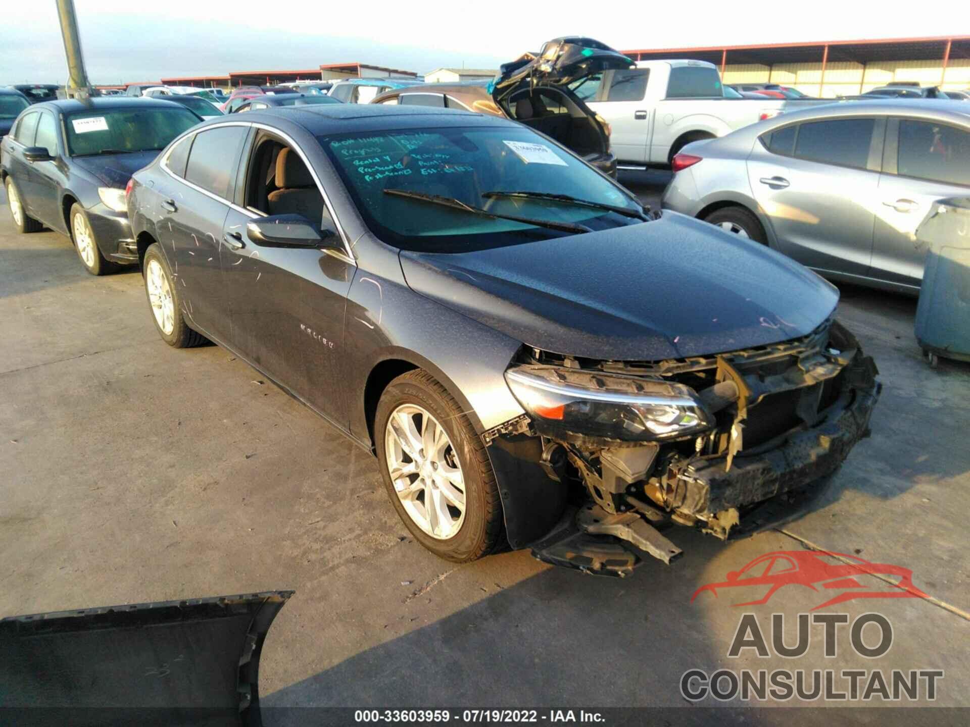 CHEVROLET MALIBU 2016 - 1G1ZE5ST9GF211954
