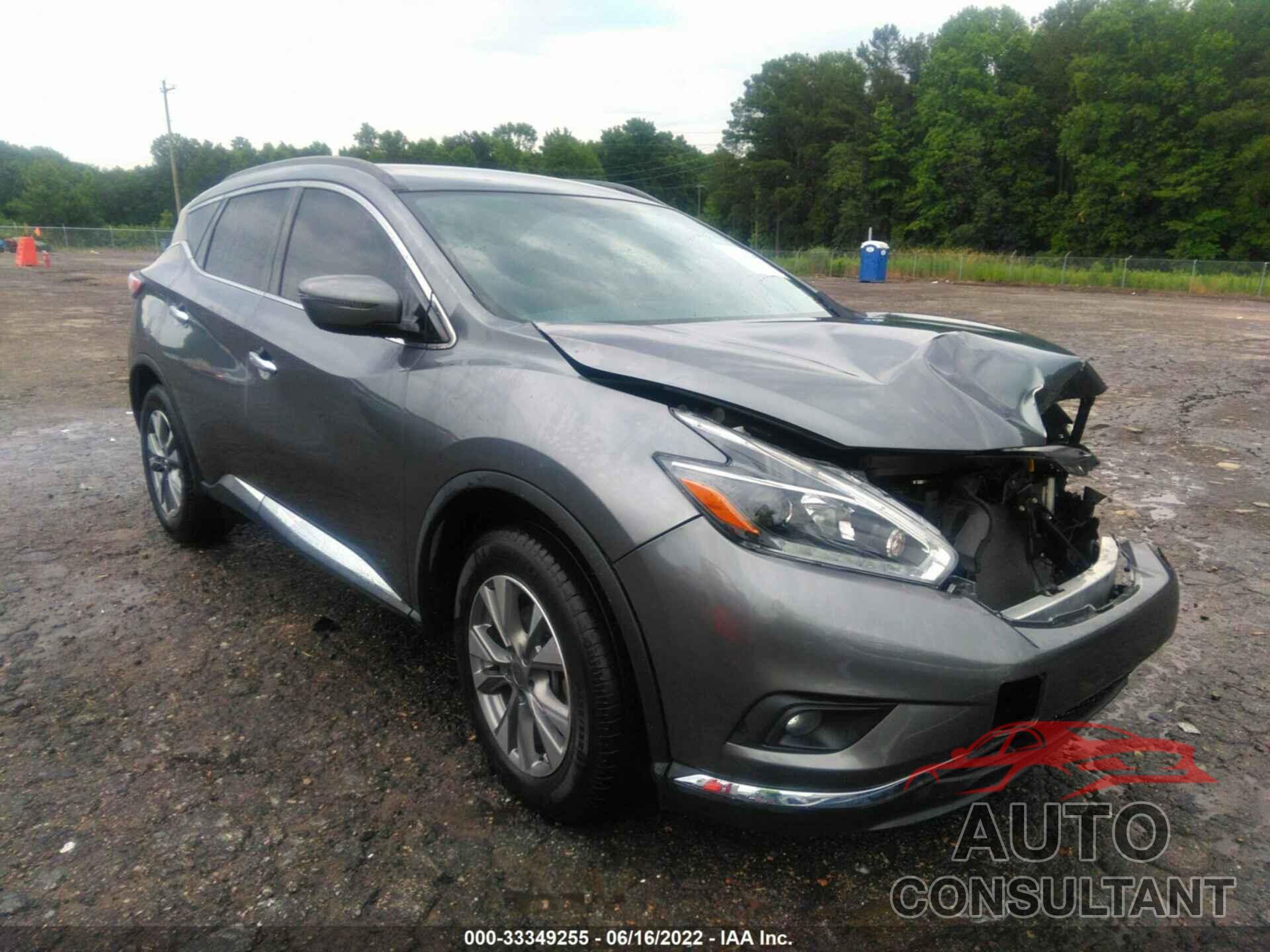 NISSAN MURANO 2018 - 5N1AZ2MH4JN147346