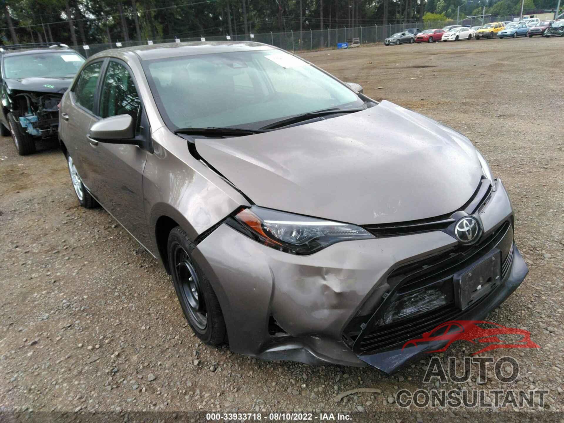 TOYOTA COROLLA 2018 - 2T1BURHE4JC066706