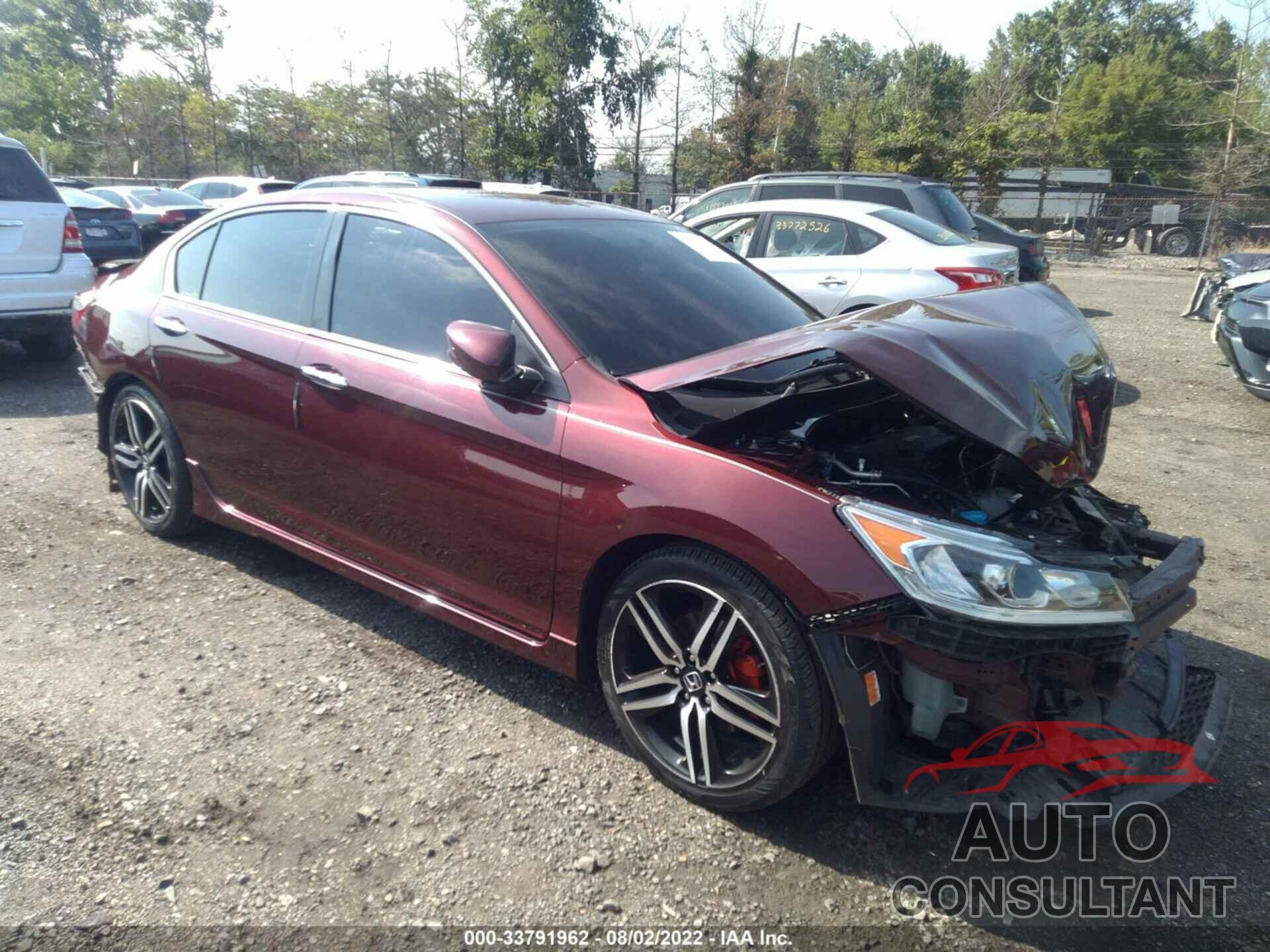 HONDA ACCORD SEDAN 2017 - 1HGCR2F16HA277810