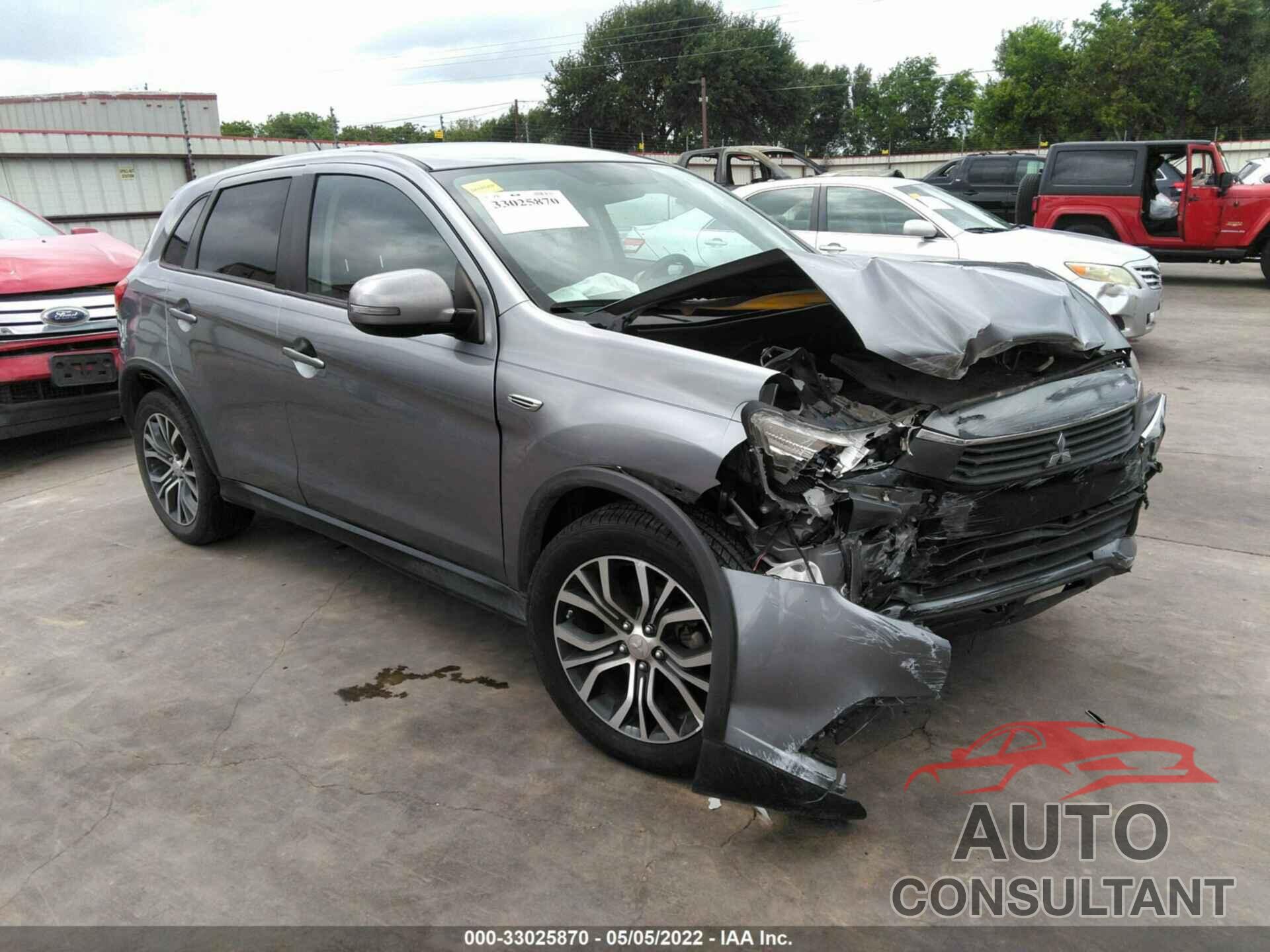 MITSUBISHI OUTLANDER SPORT 2016 - JA4AP3AU8GZ049479