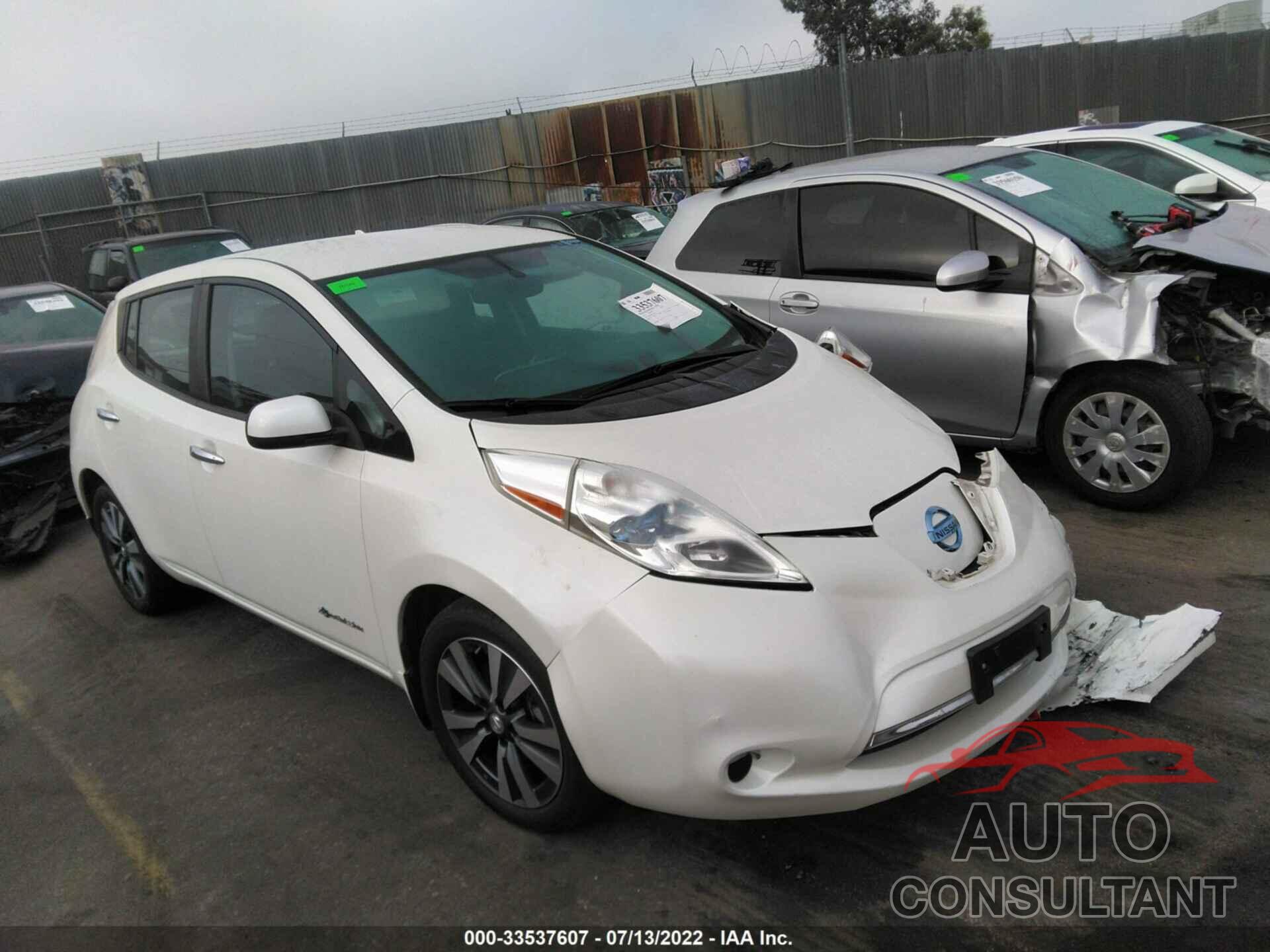 NISSAN LEAF 2016 - 1N4BZ0CP1GC301530