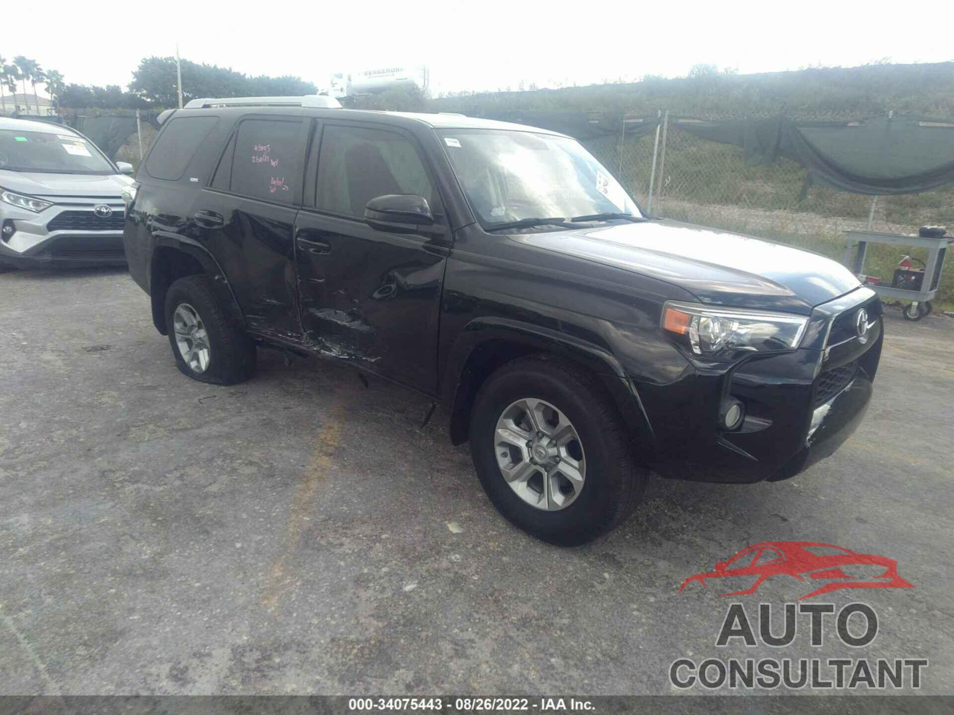 TOYOTA 4RUNNER 2017 - JTEZU5JR7H5157217