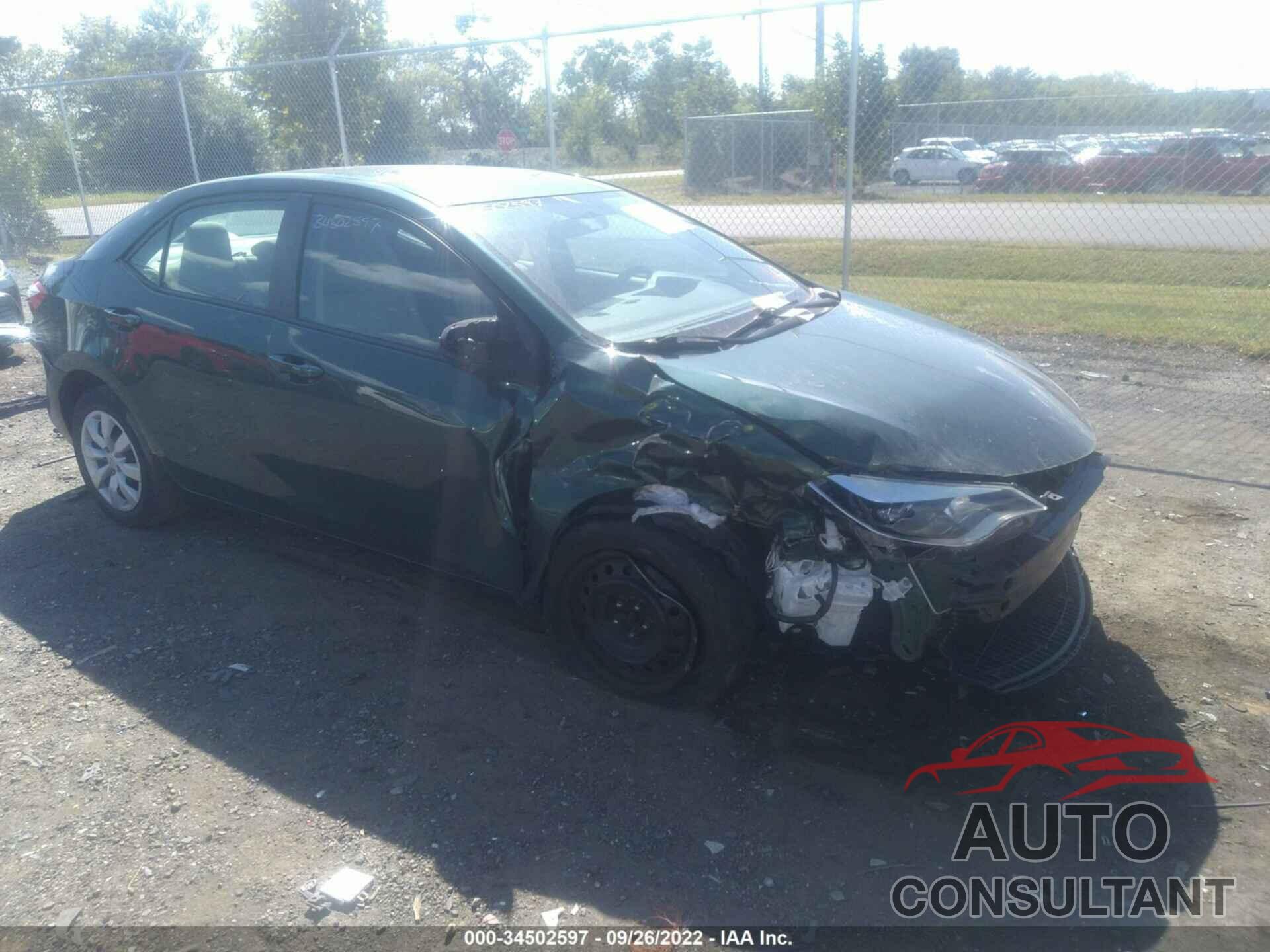TOYOTA COROLLA 2016 - 2T1BURHE9GC583816