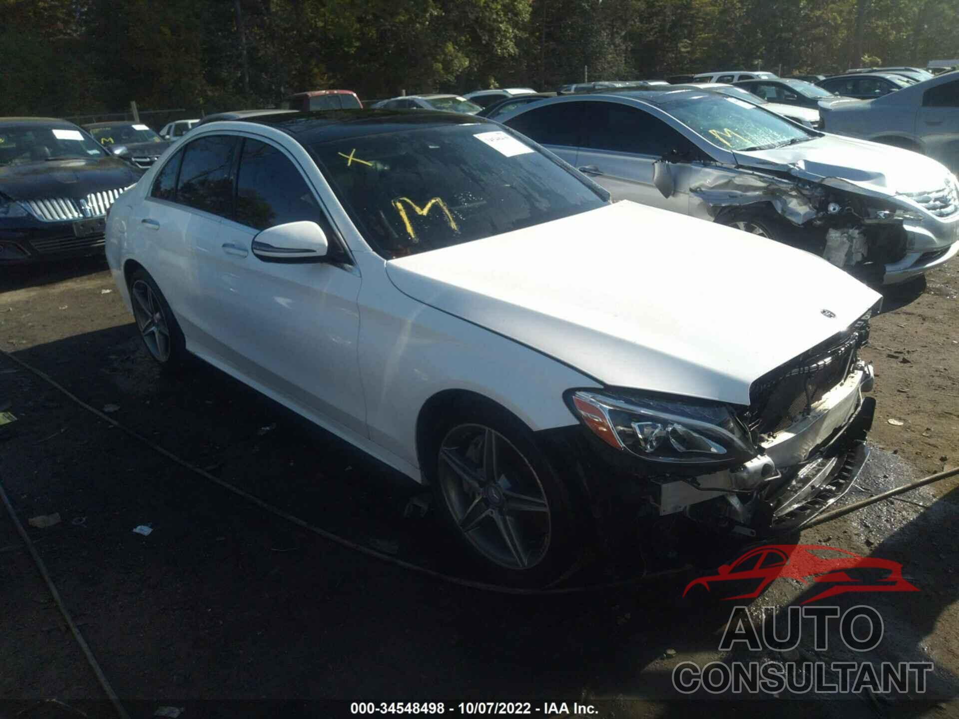 MERCEDES-BENZ C-CLASS 2016 - 55SWF4KBXGU124320