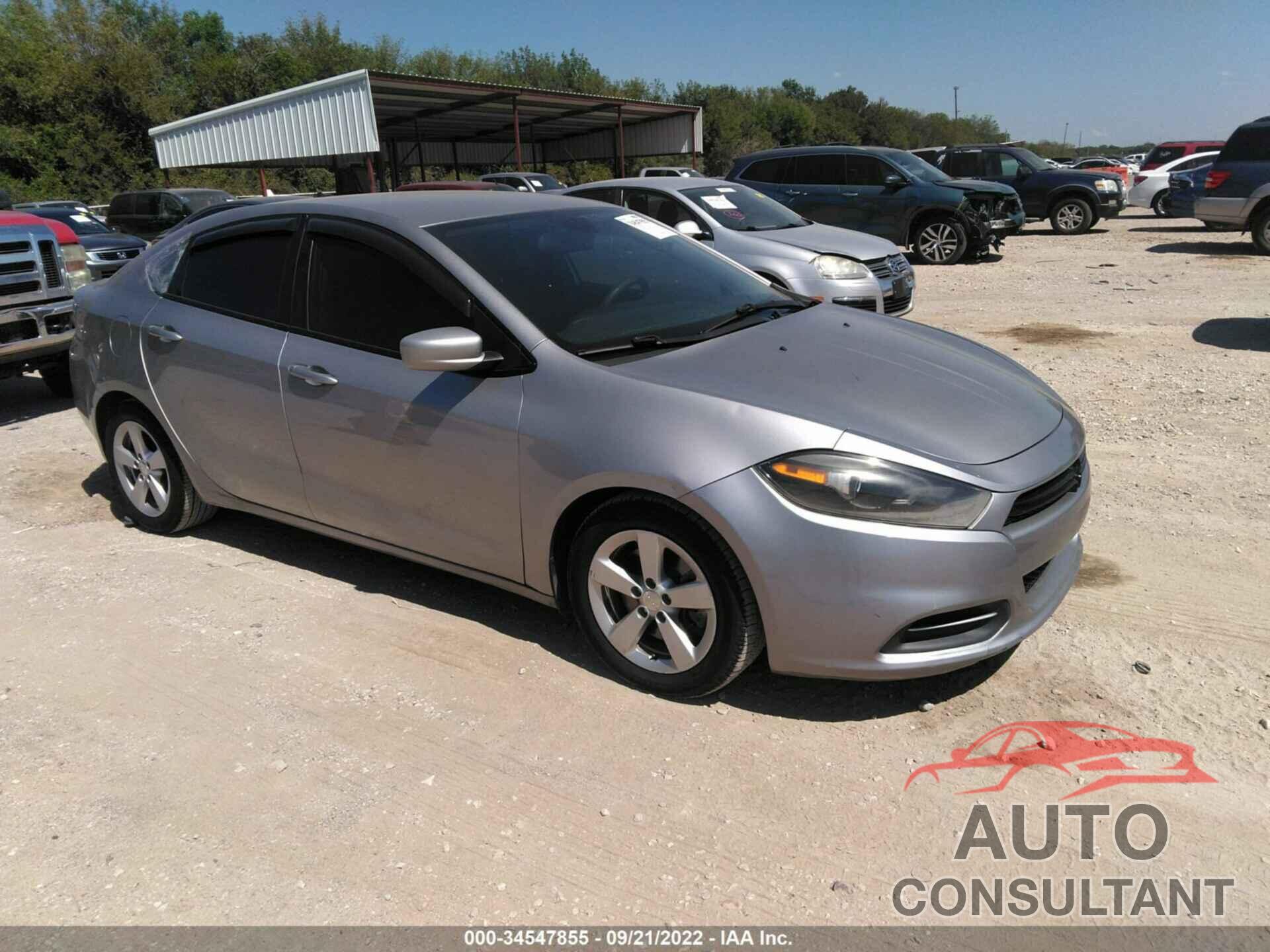 DODGE DART 2016 - 1C3CDFBB6GD564214