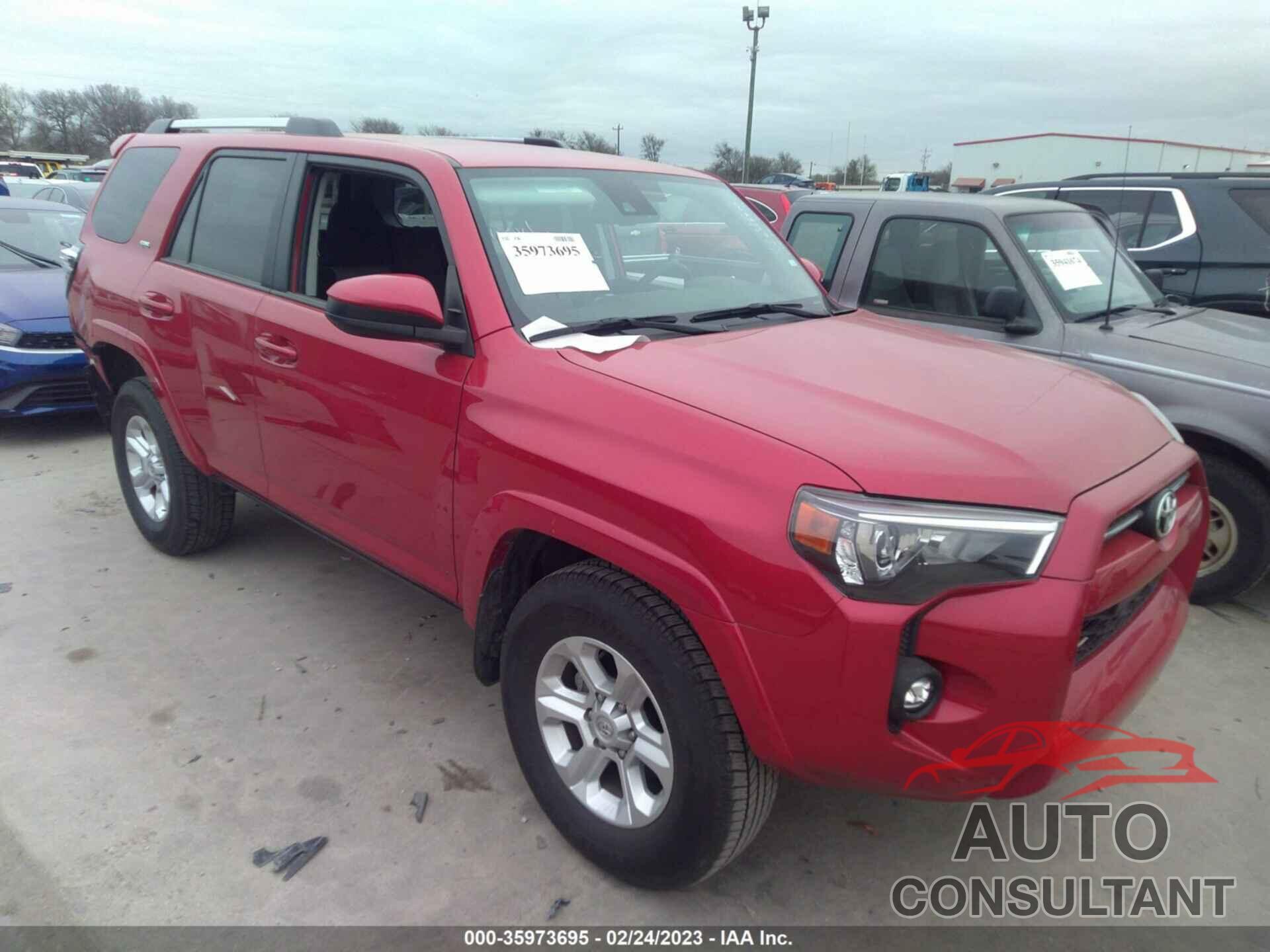 TOYOTA 4RUNNER 2022 - JTEEU5JR0N5252129