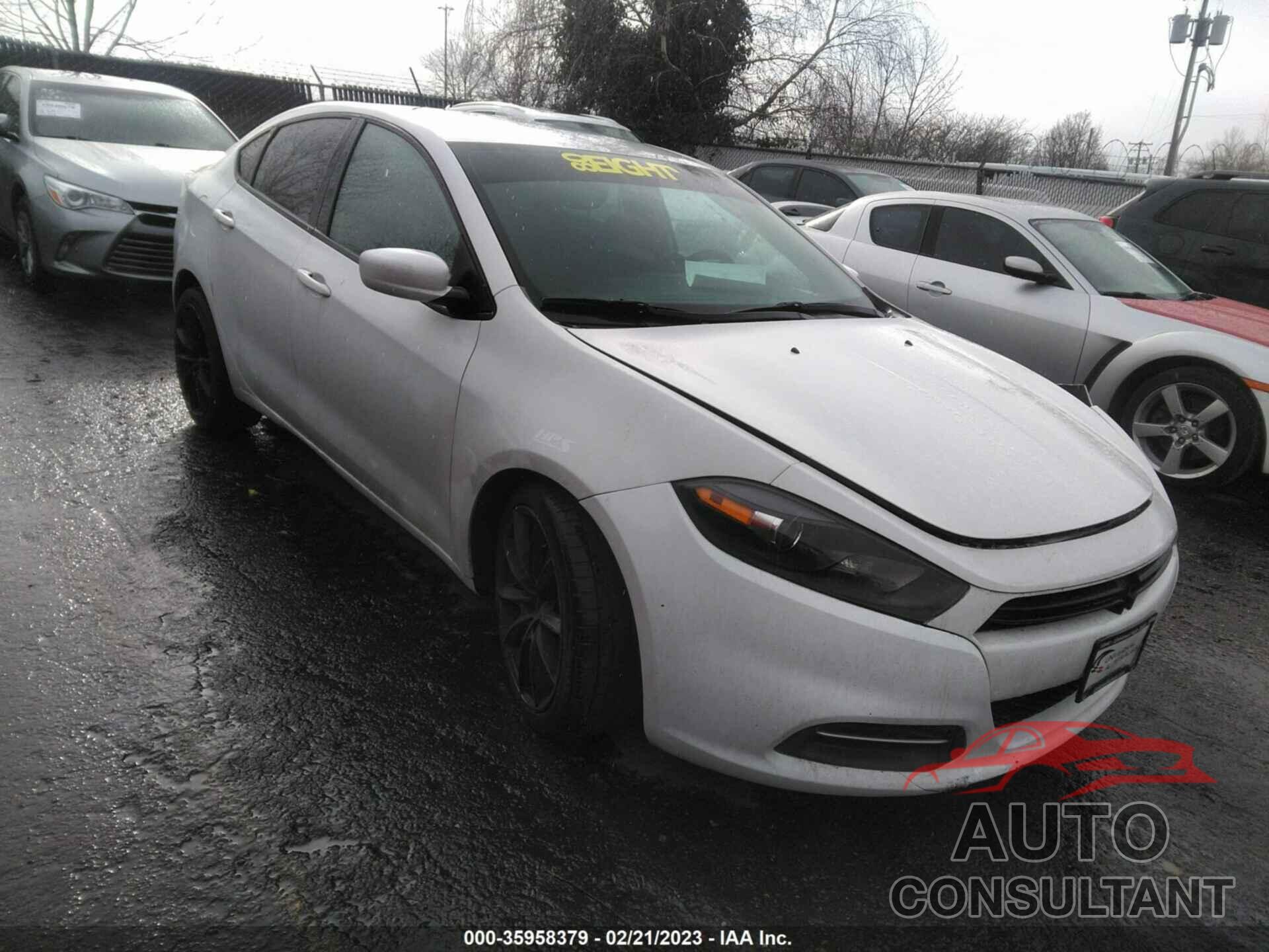 DODGE DART 2015 - 1C3CDFBB3FD129097