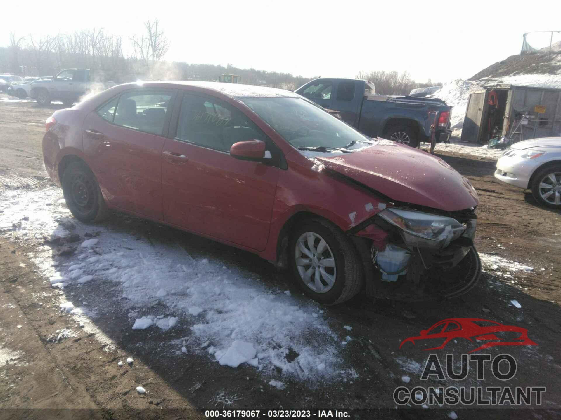 TOYOTA COROLLA 2016 - 2T1BURHE6GC543502