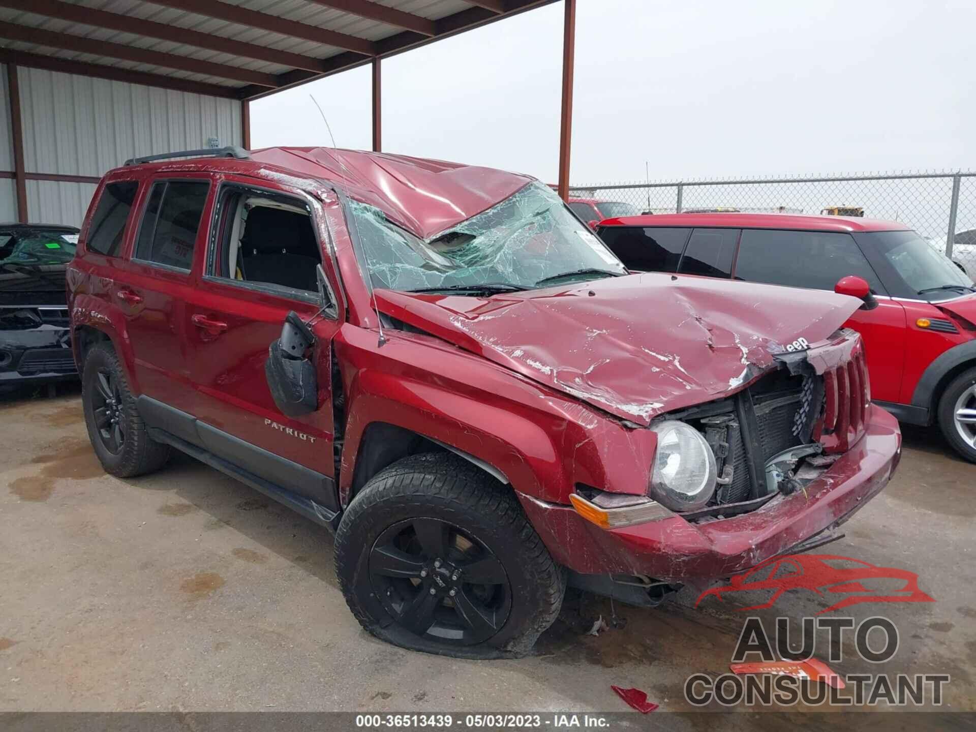 JEEP PATRIOT 2017 - 1C4NJPFB8HD184371